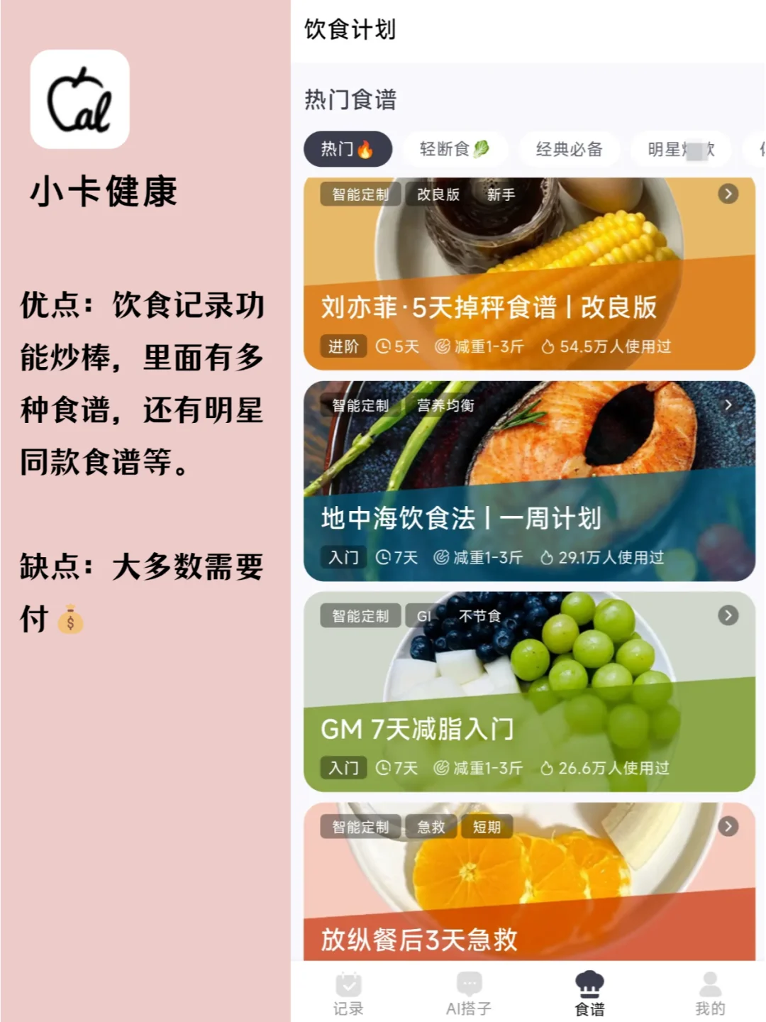 减肥APP大测评｜全程无广！！