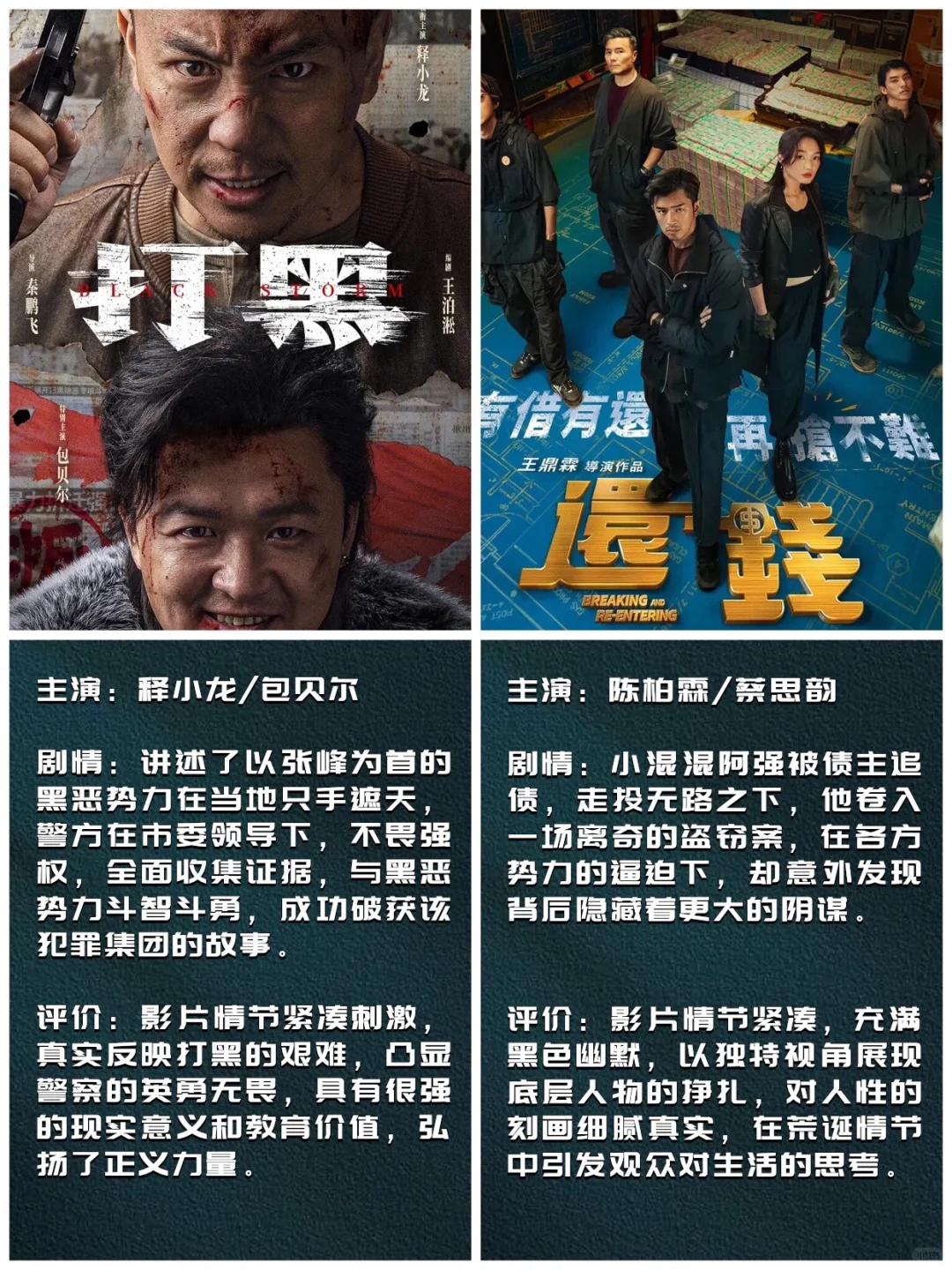 紧张刺激❗️心跳加速❗️36部罪案类电影🔥