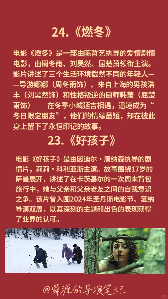 IndieWire评2024年25部最佳电影