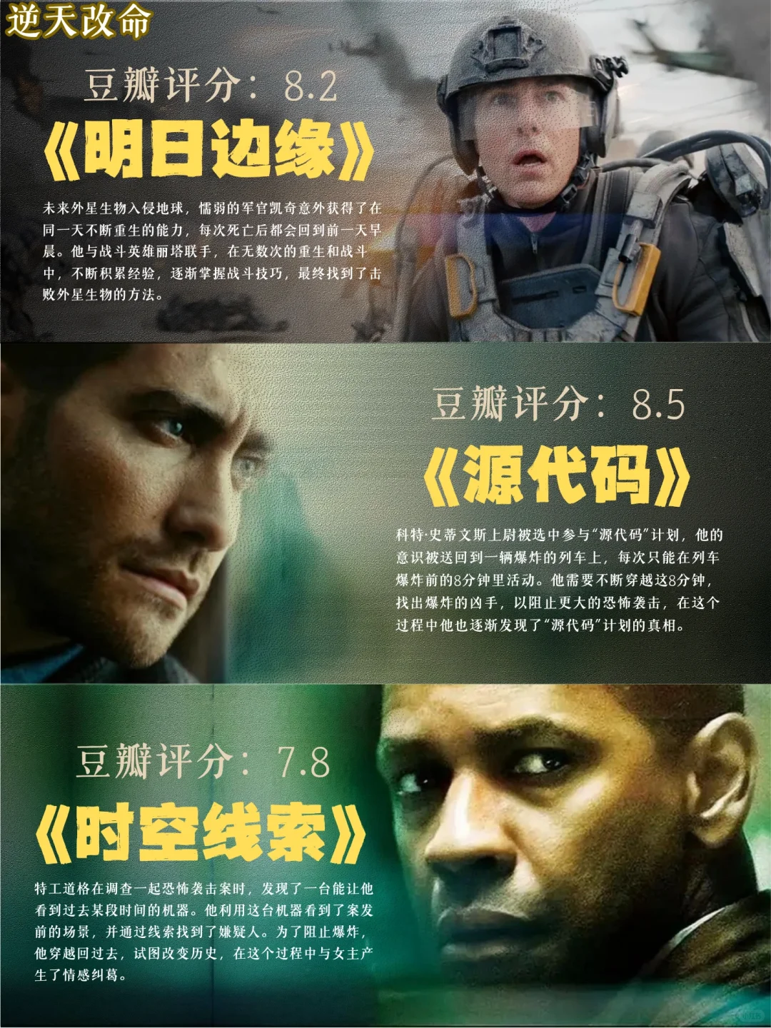 科幻悬疑🔥这些电影把时间线玩出🌸了