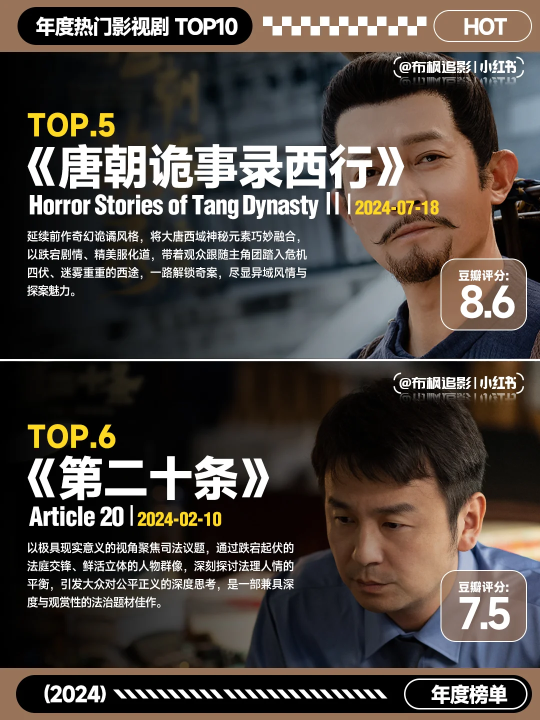 2024年度热门影视TOP榜单,想不到还有这部