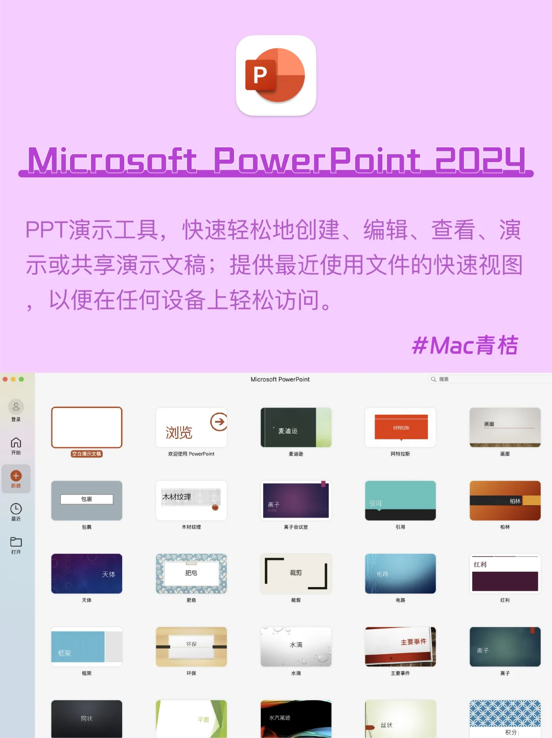 Mac电脑｜office2024全家桶💻让你办公更高效