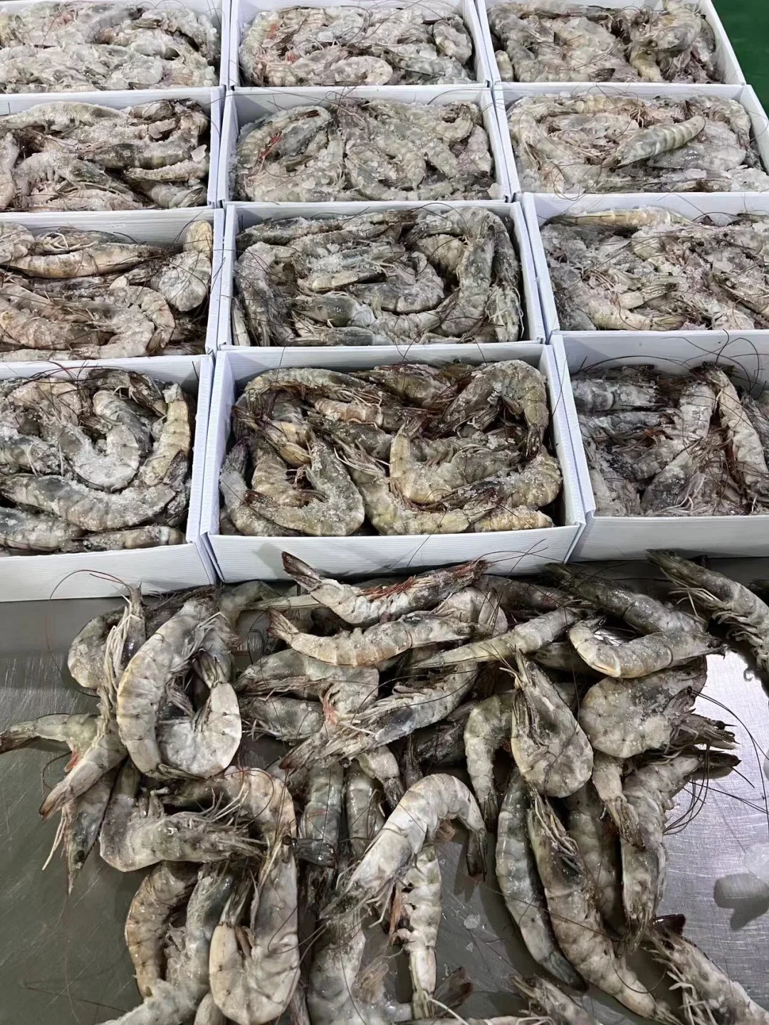 这批新货有点肥,争取双休送到你们的餐桌上