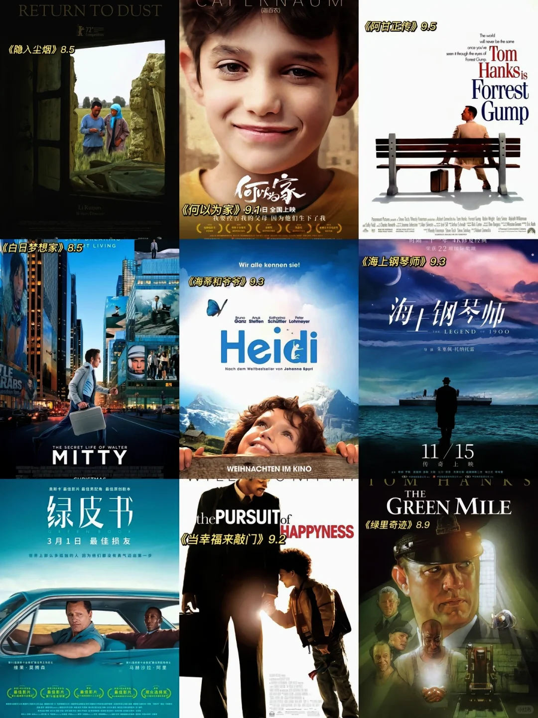 电影合集丨高分电影🎞️