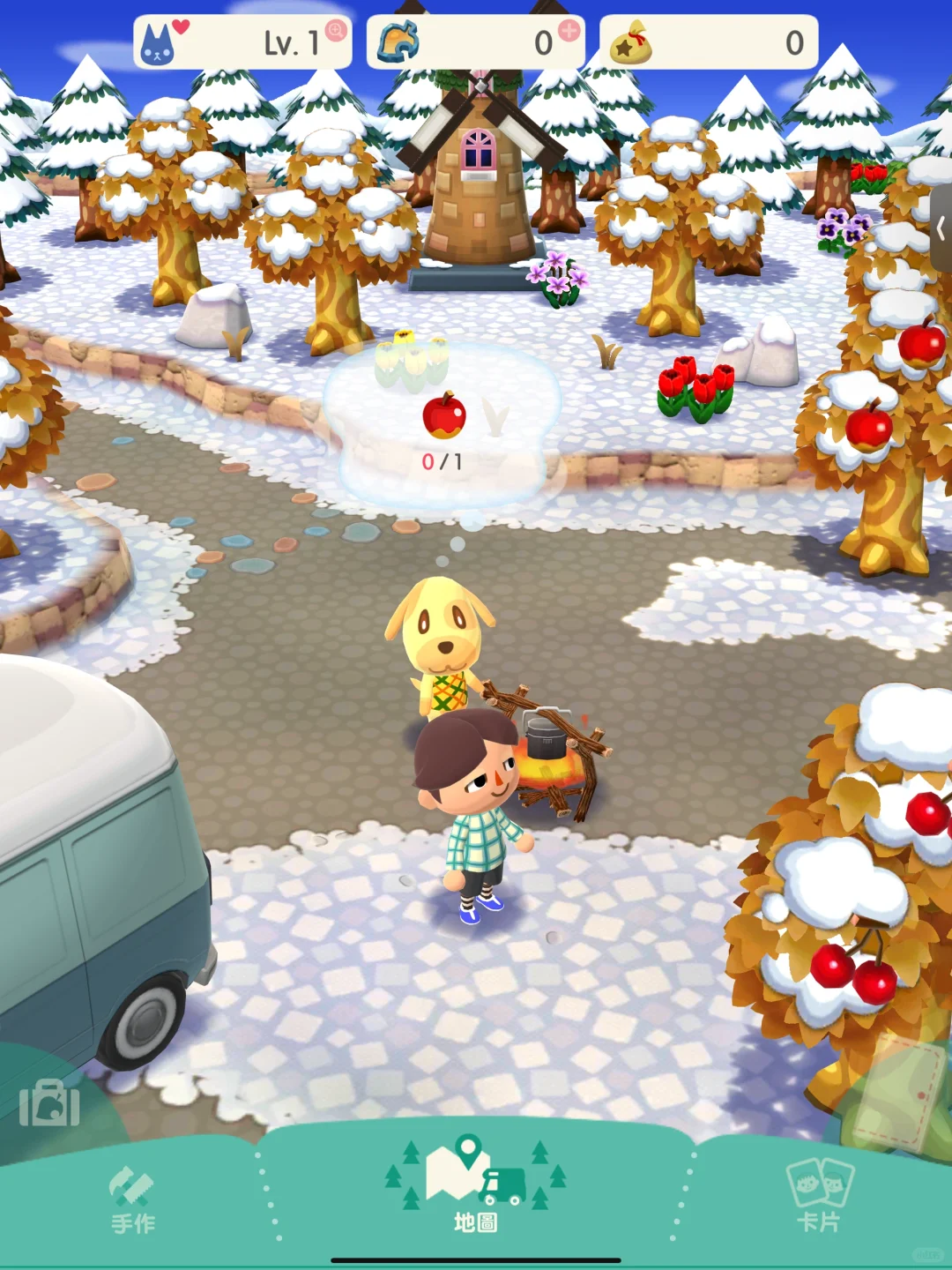 猛男捡树枝（又名动森）ios版环大陆上线了