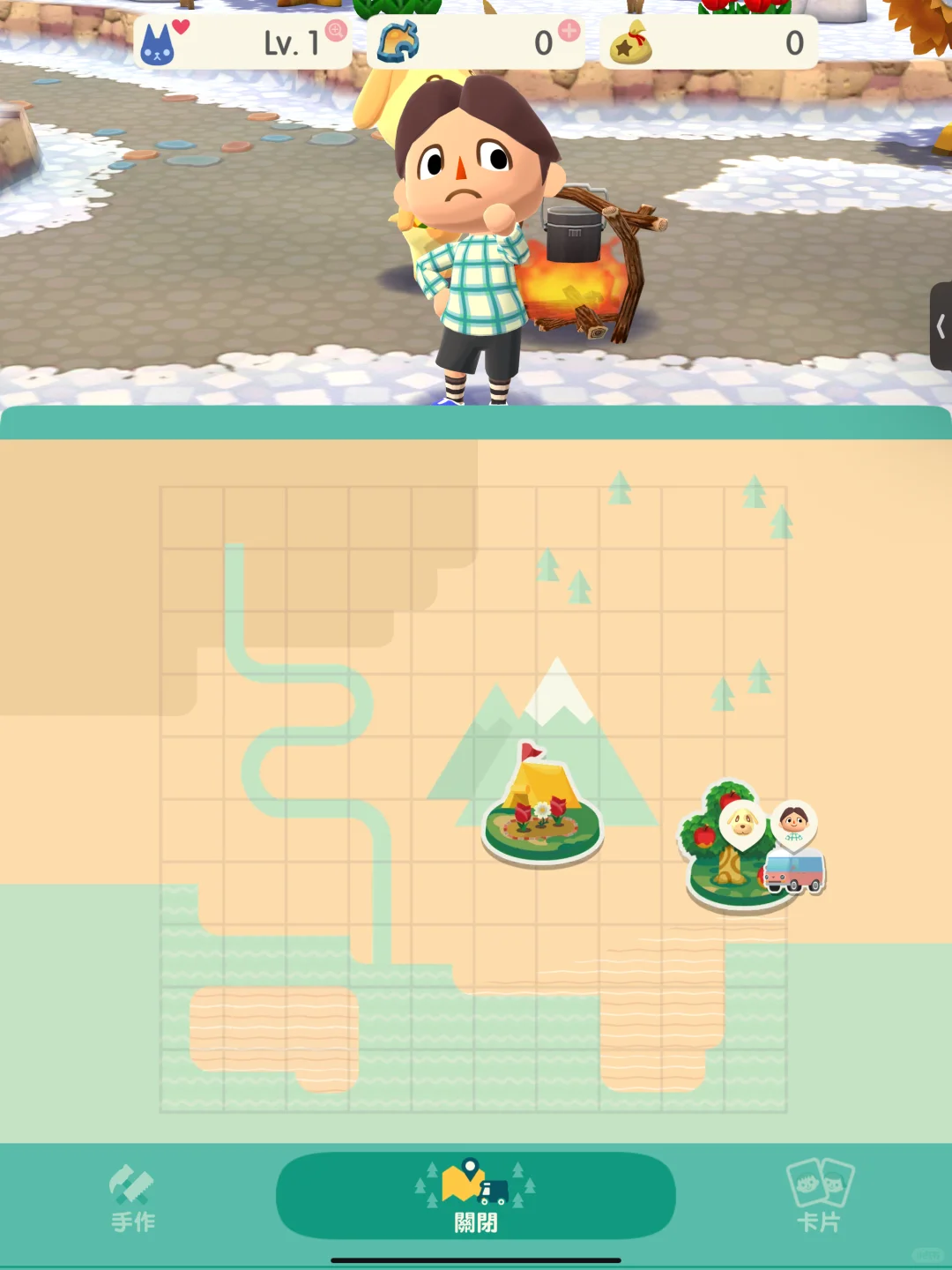 猛男捡树枝（又名动森）ios版环大陆上线了