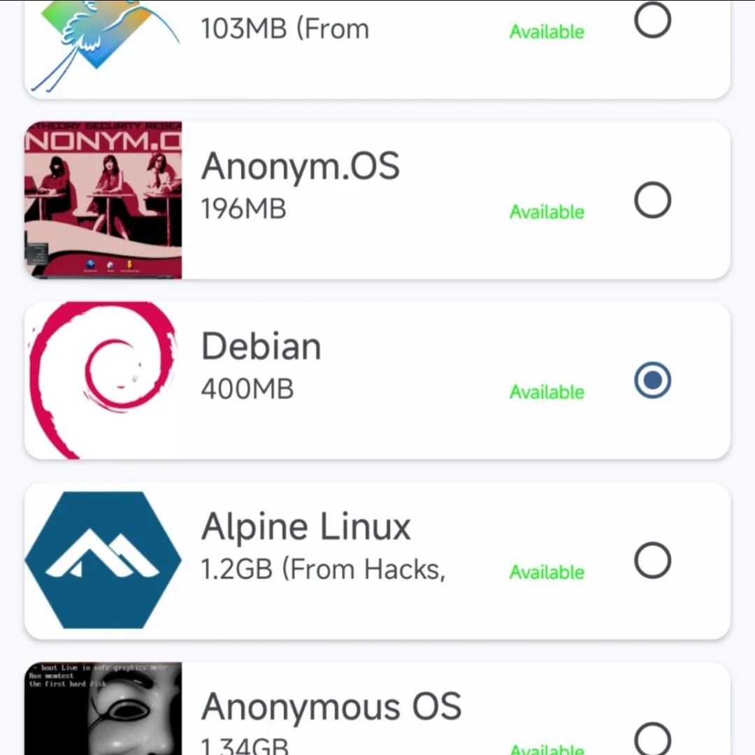 在Android安卓手机上运行真正的Linux虚拟机