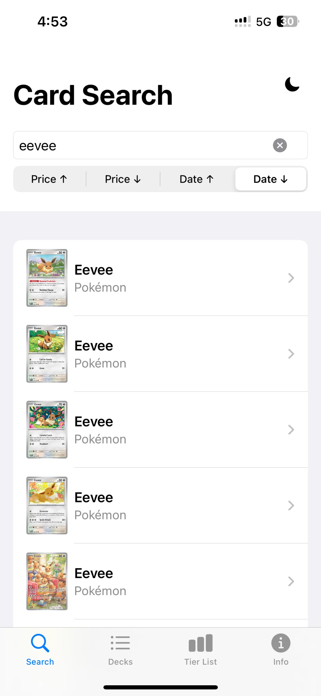 针对ptcg玩家开发的ios软件上架啦