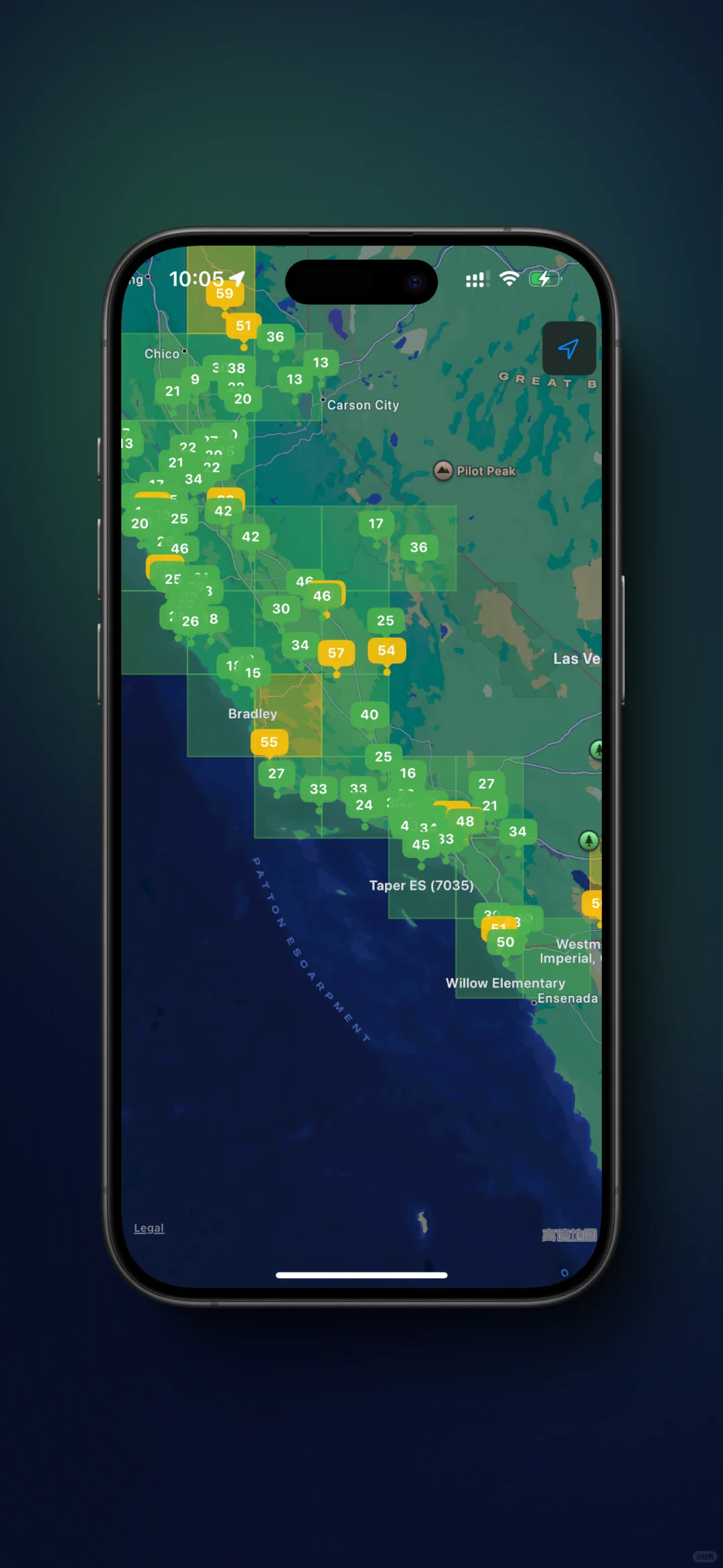 iOS 上最简洁的空气质量 App 之一