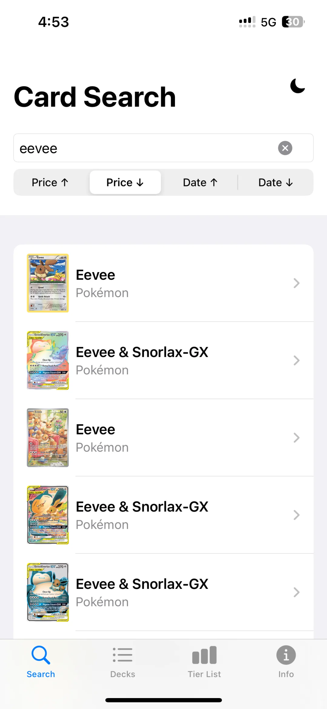 针对ptcg玩家开发的ios软件上架啦