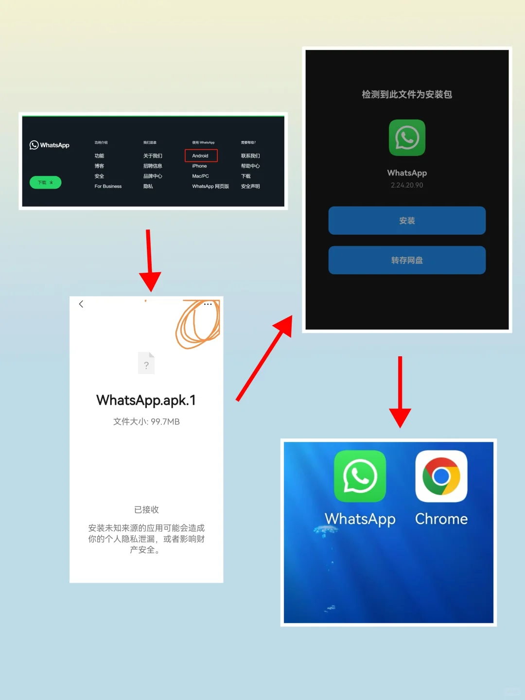 Whatsapp安装手机版简便操作方法‼️