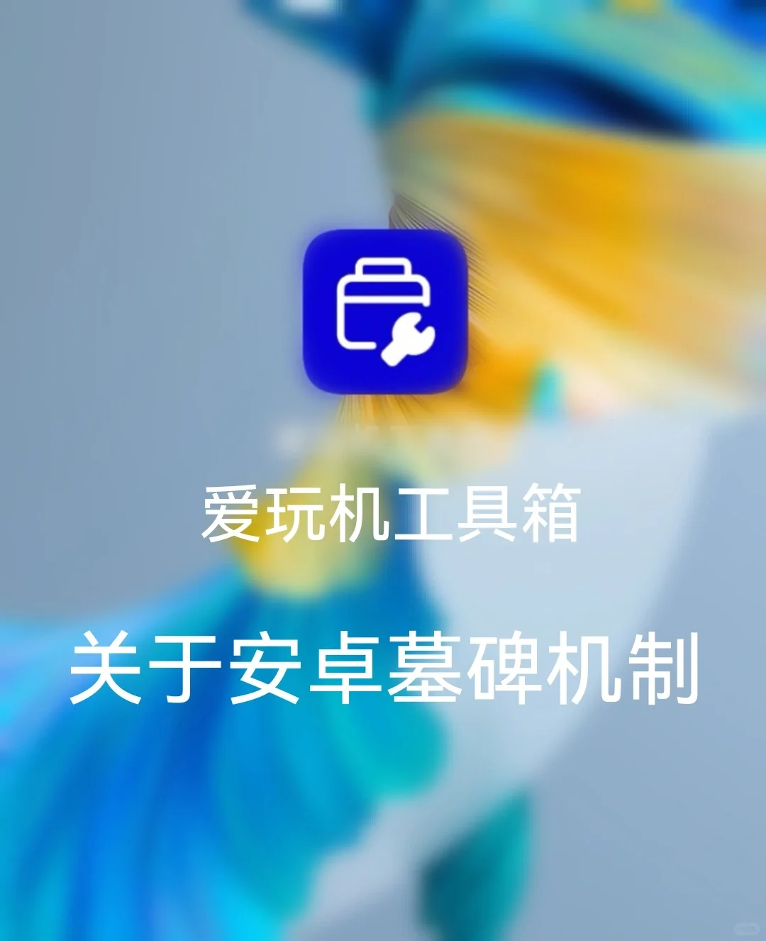 关于安卓墓碑机制开启