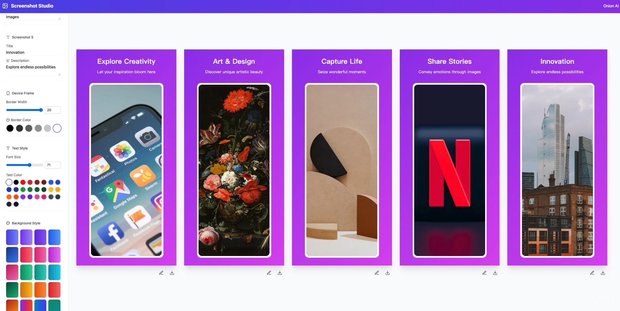 做了一款App预览图制作工具ScreenShot