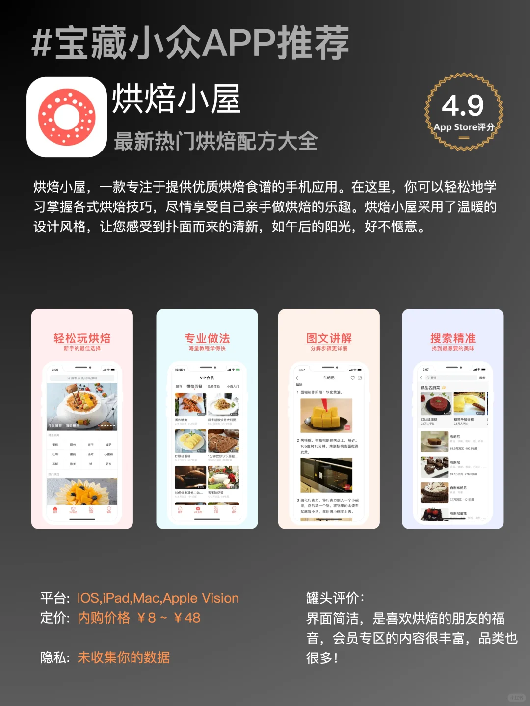 No.8 宝藏小众App推荐 饮食 下厨 菜谱 健康