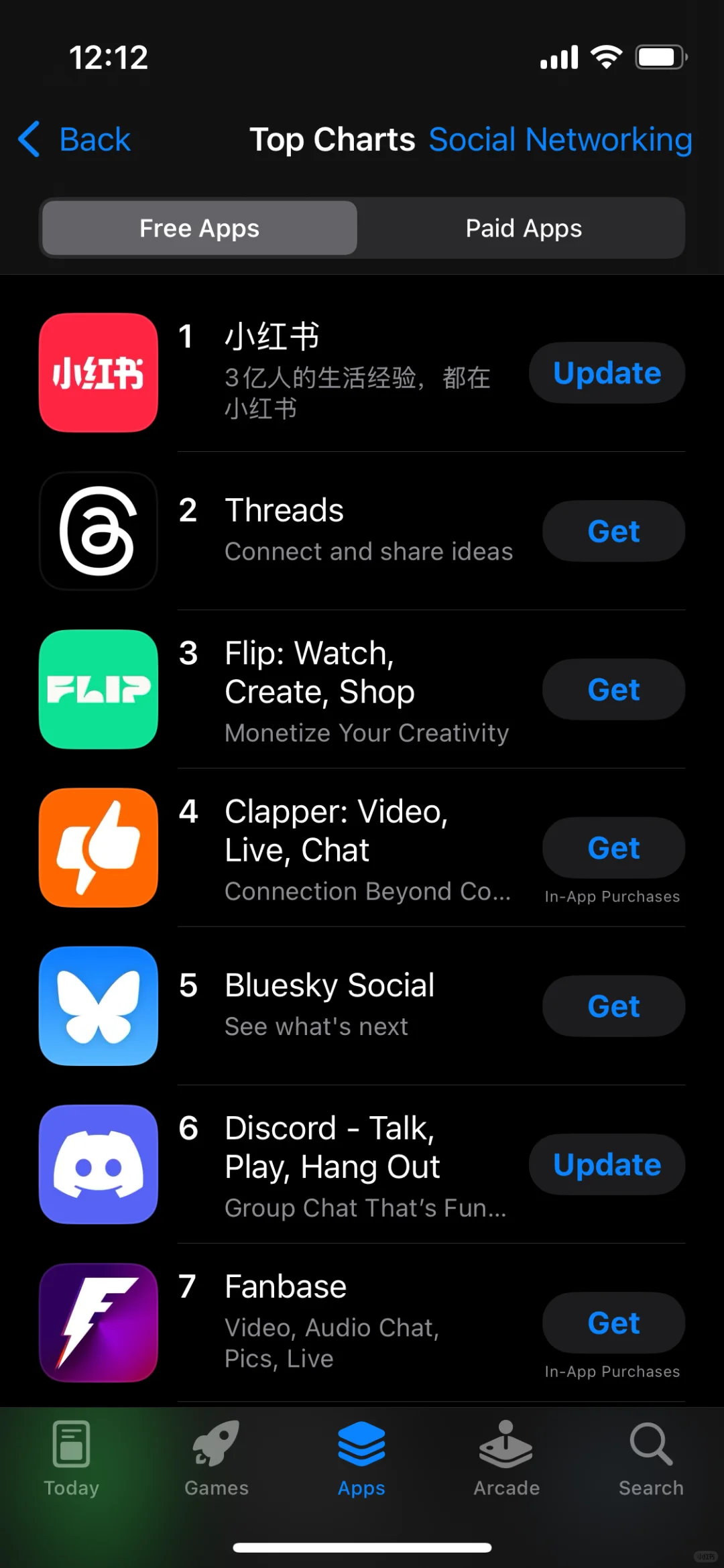 不是吧 xhs在A国App Store榜单第一了？？