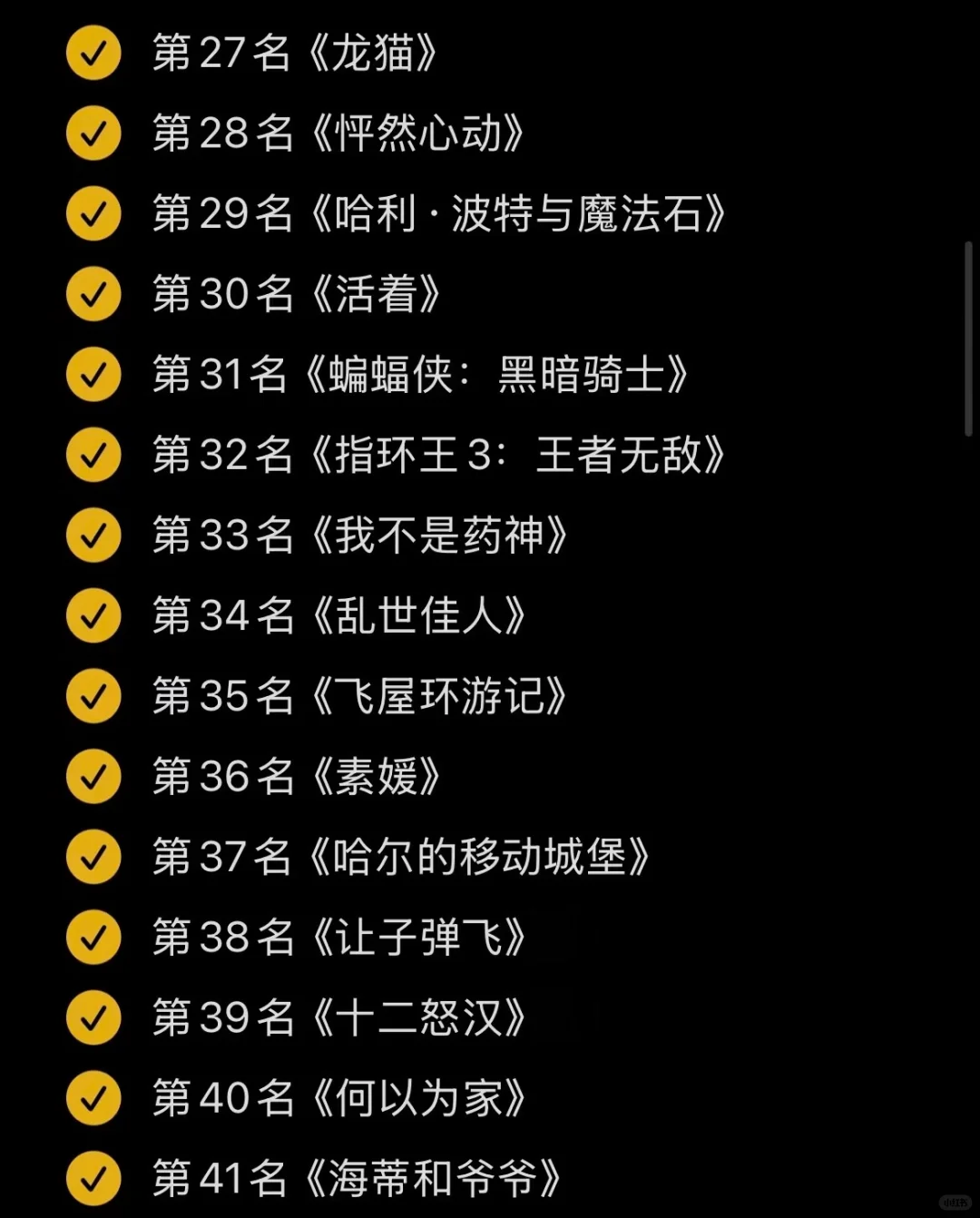 豆瓣电影top250 free分享，自曲