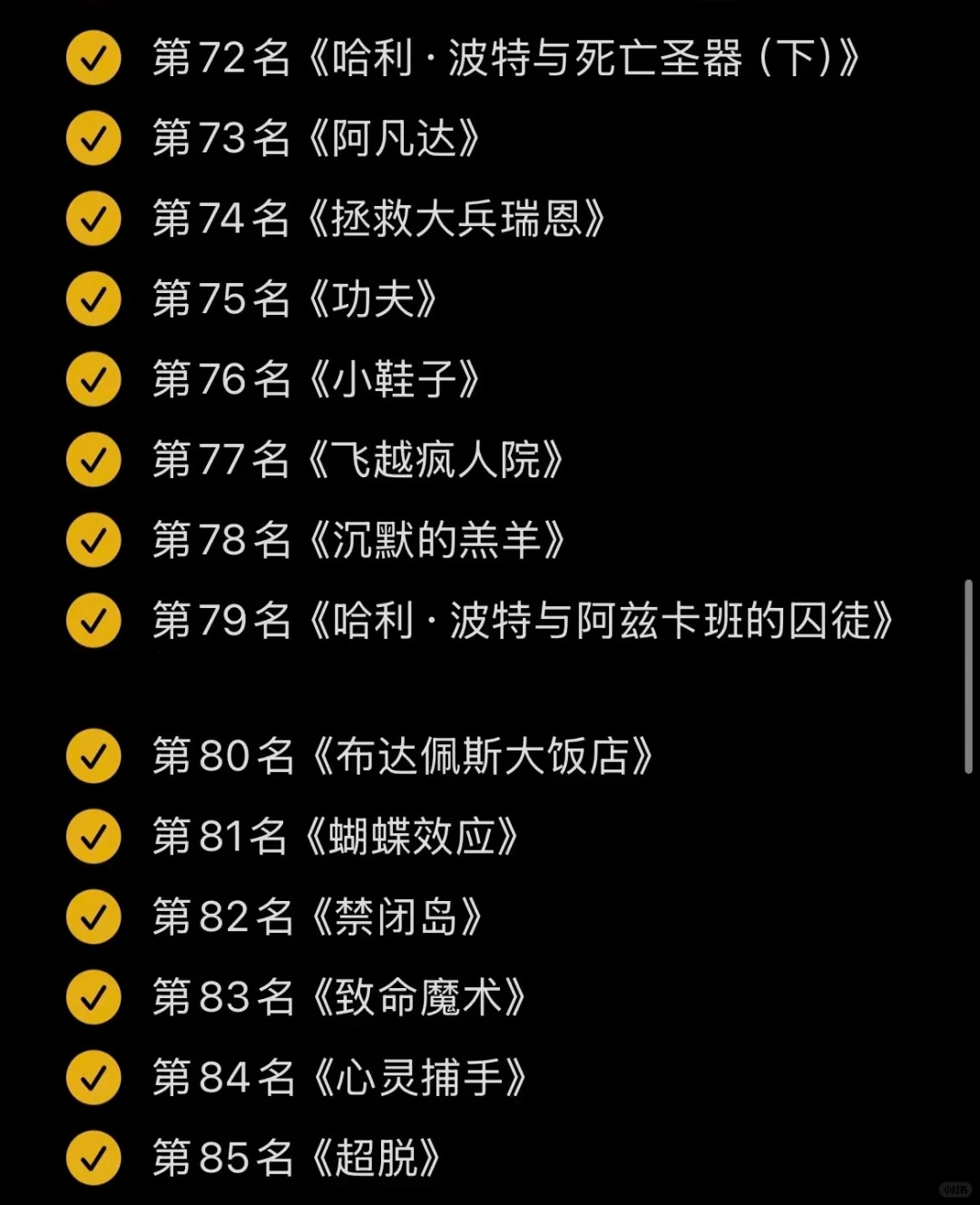 豆瓣电影top250 free分享，自曲