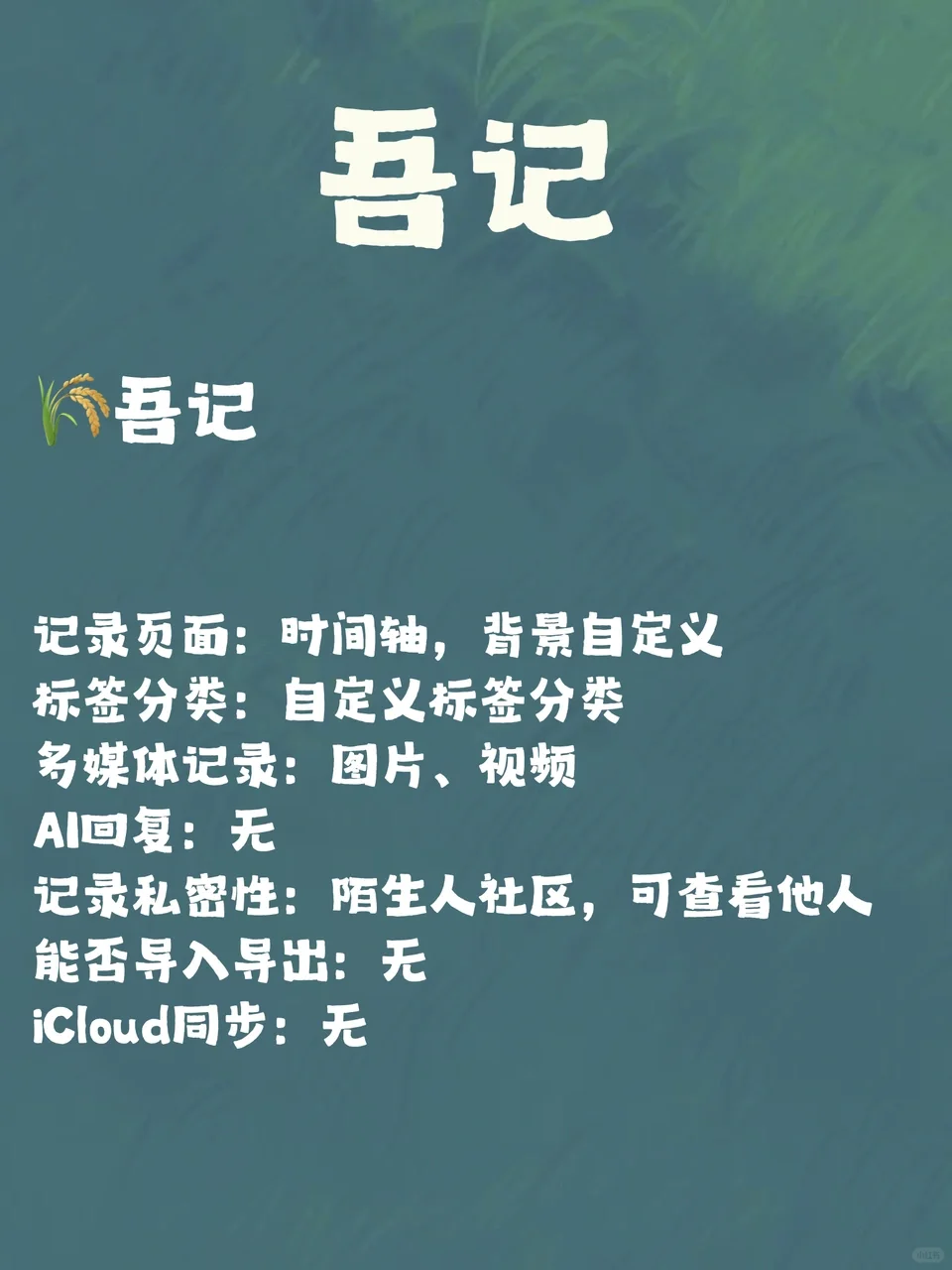 替大家试过了|6款记录APP