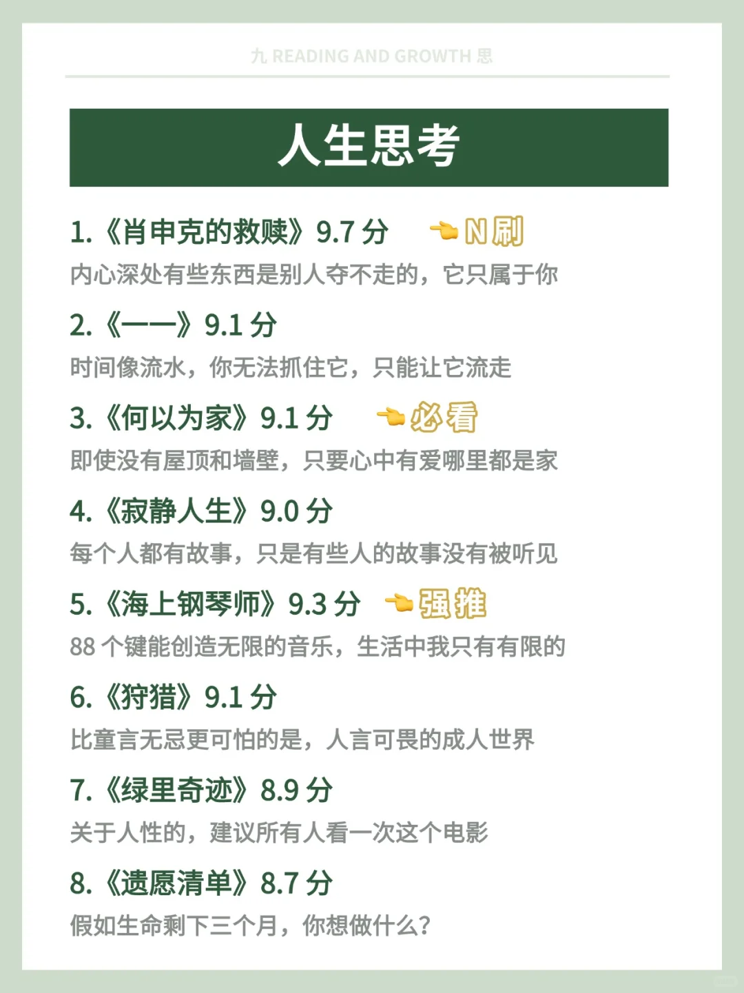 啊啊啊🔥狂刷这48部电影,脑子真的会变快❗️