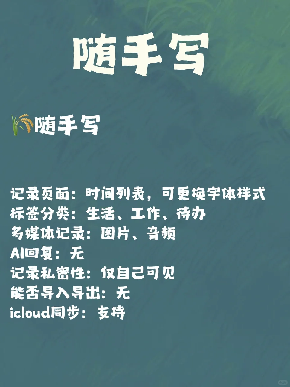 替大家试过了|6款记录APP