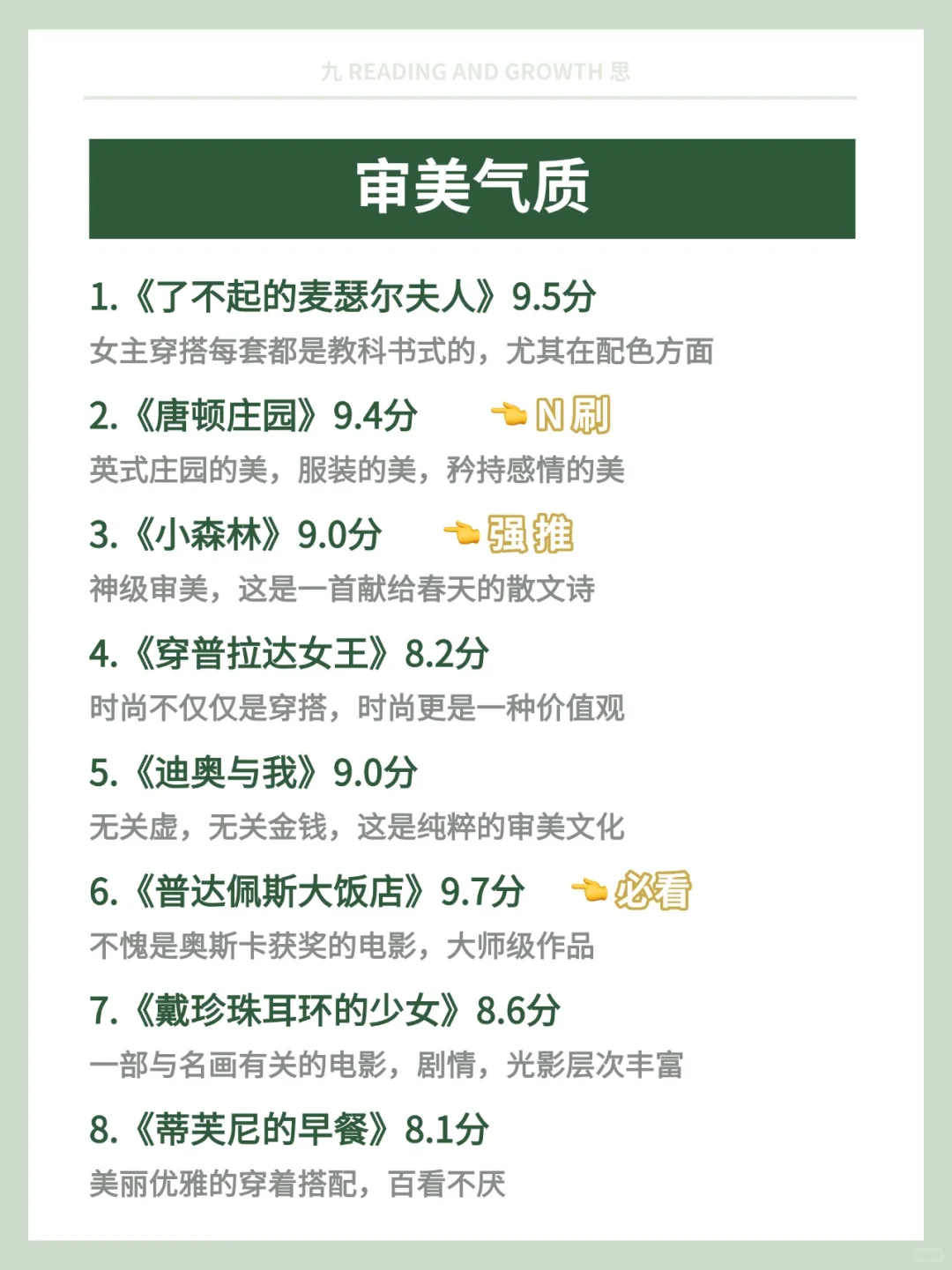 啊啊啊🔥狂刷这48部电影,脑子真的会变快❗️