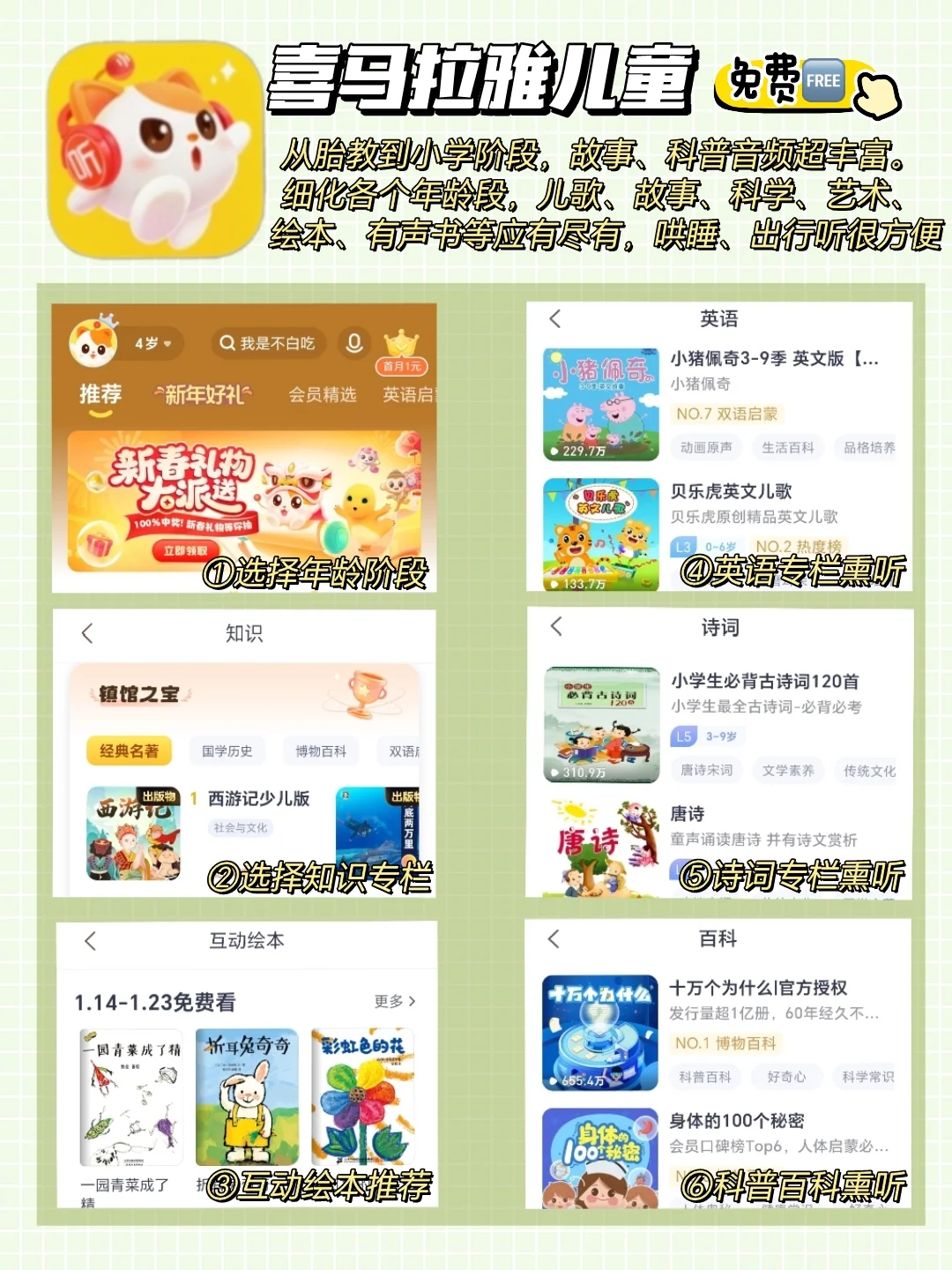 6款免费🆓全科启蒙宝藏App|纯分享🔥