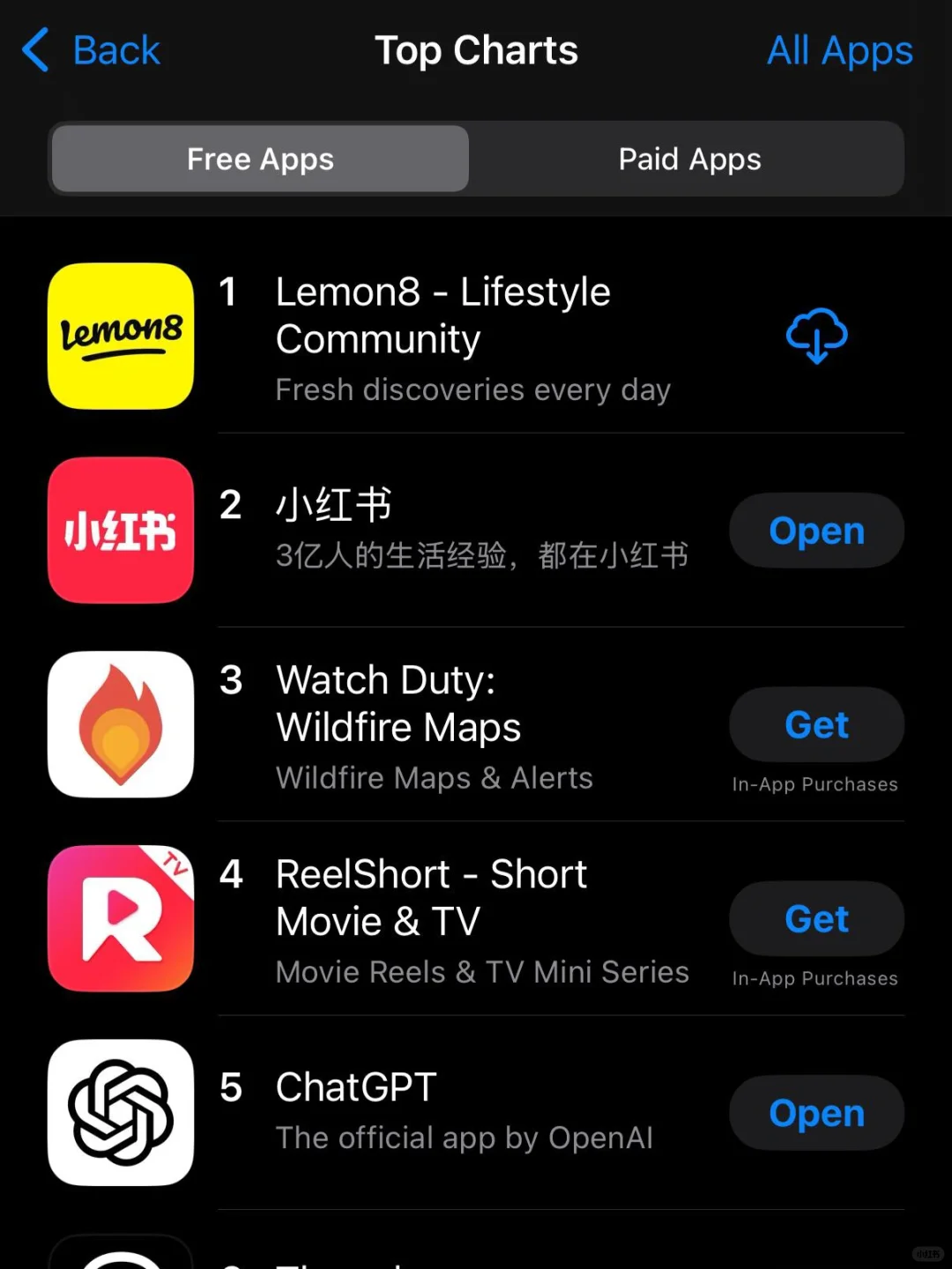 😳小红书美国总榜第1了??