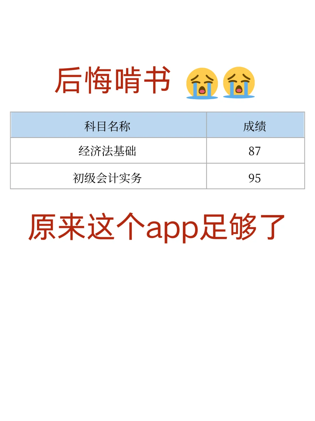 蠢哭😭现在才知道有初级会计app就够了