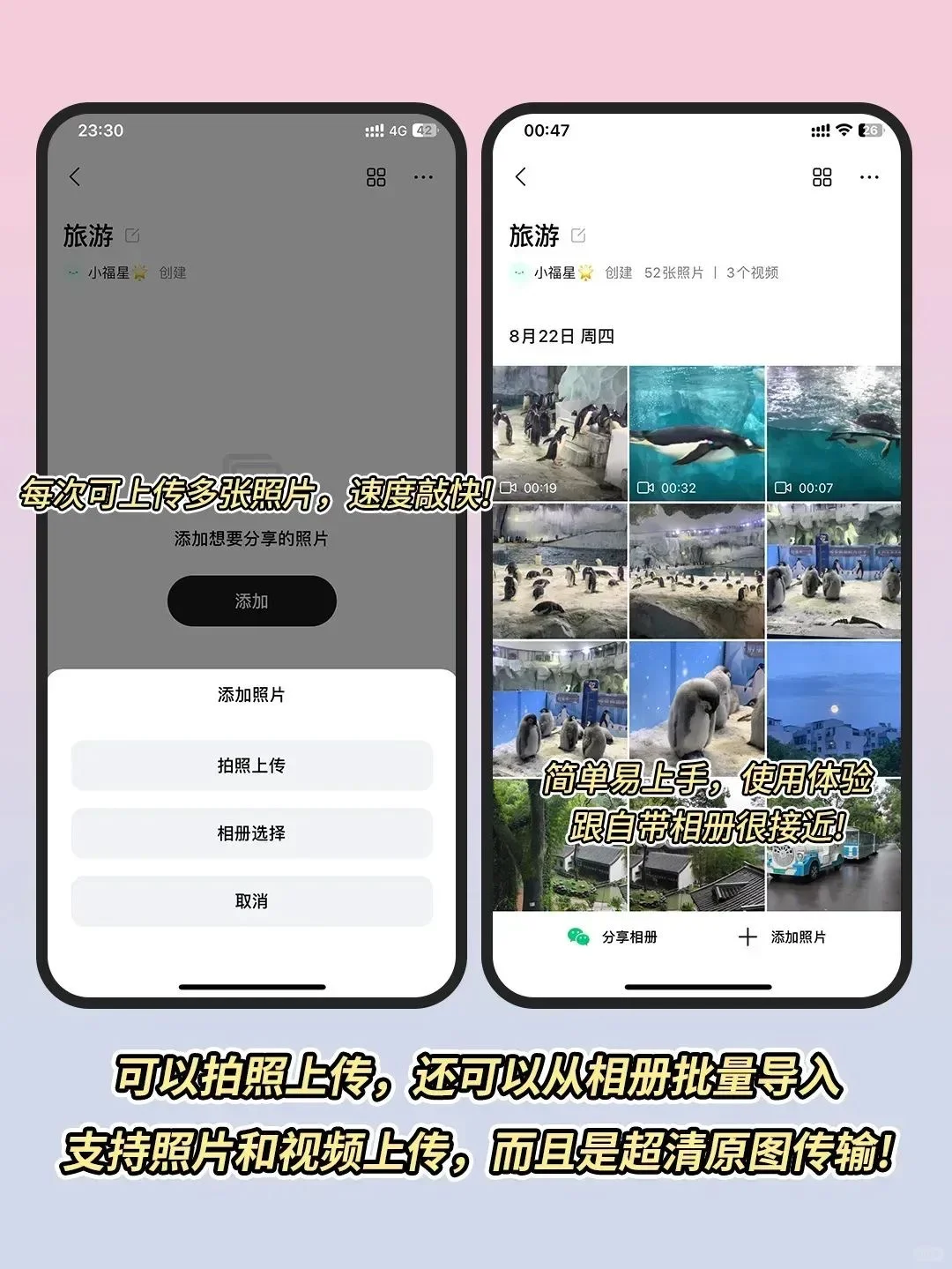 逆天共享相册App❗️给你内存多出100G！