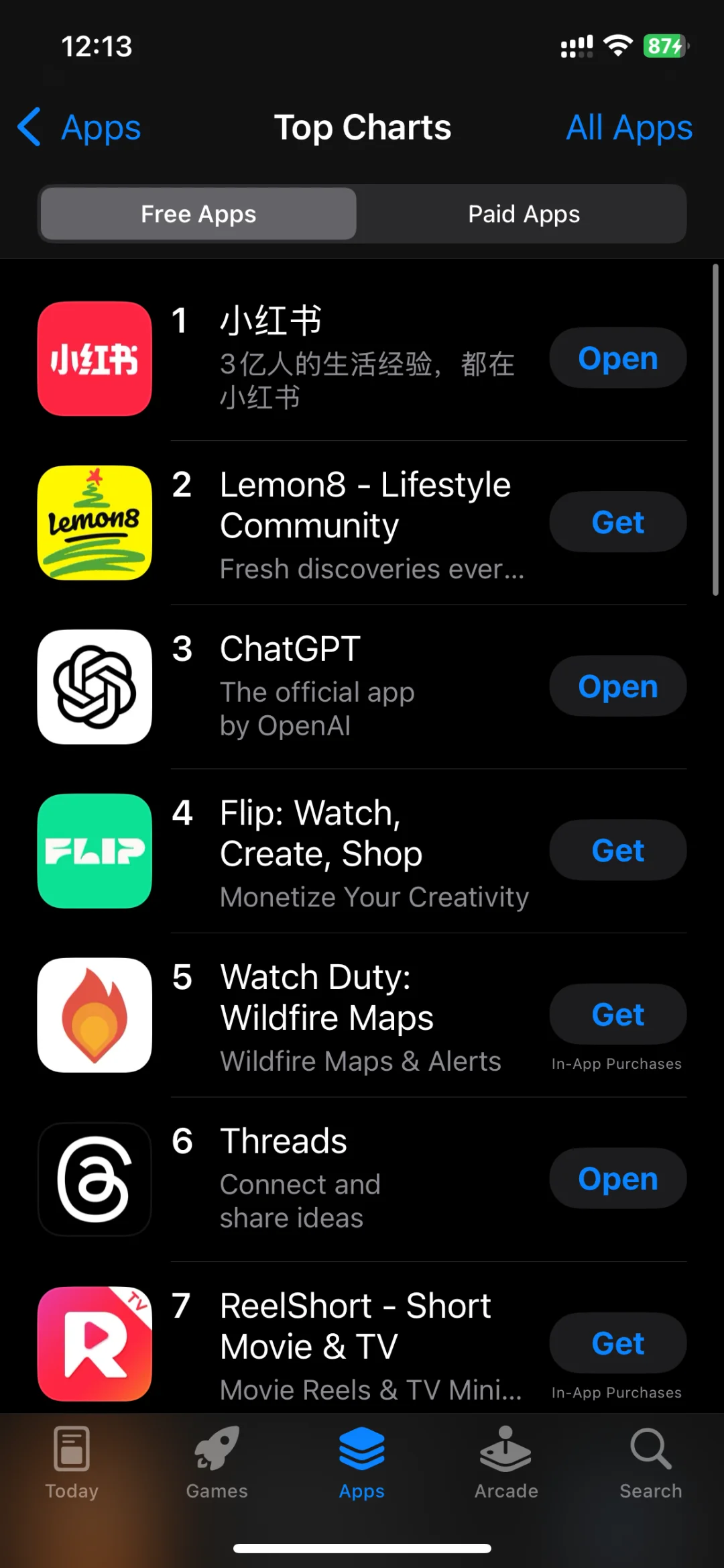 🇺🇸小红书霸榜苹果应用商店