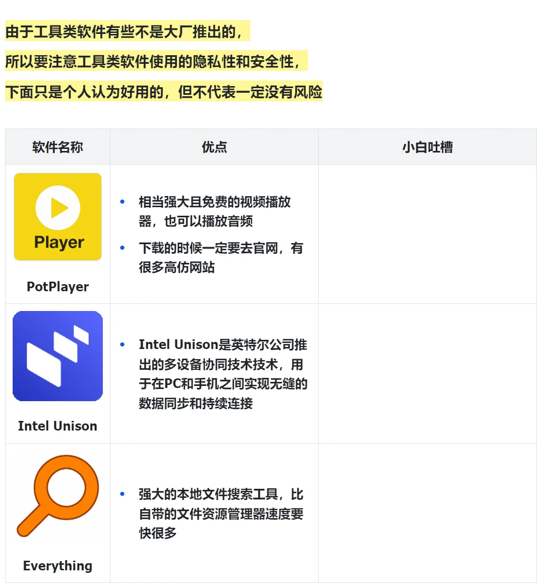 二、电脑软件整理，个人使用感受(工具类)