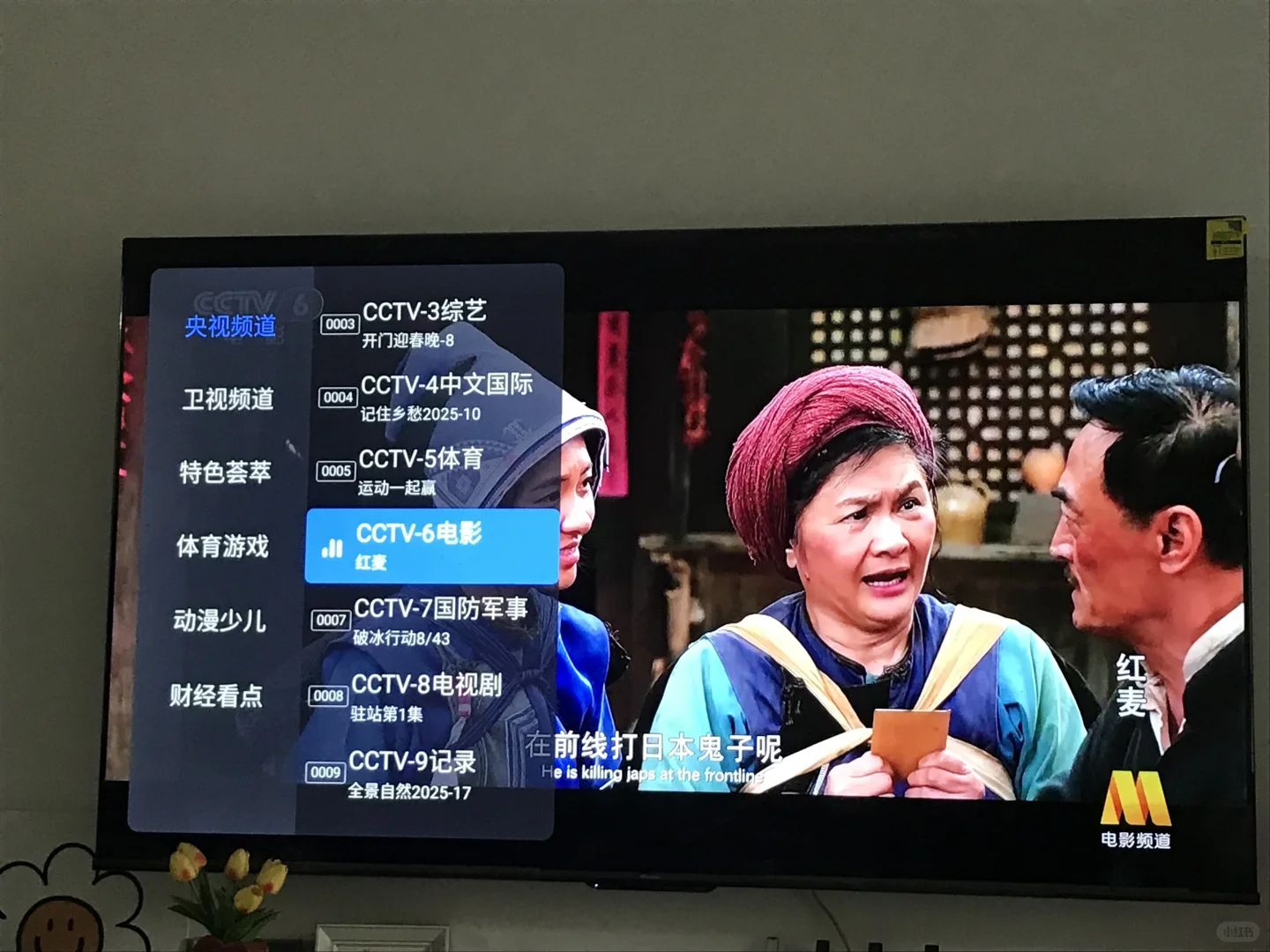 终于可以看电视直播了！