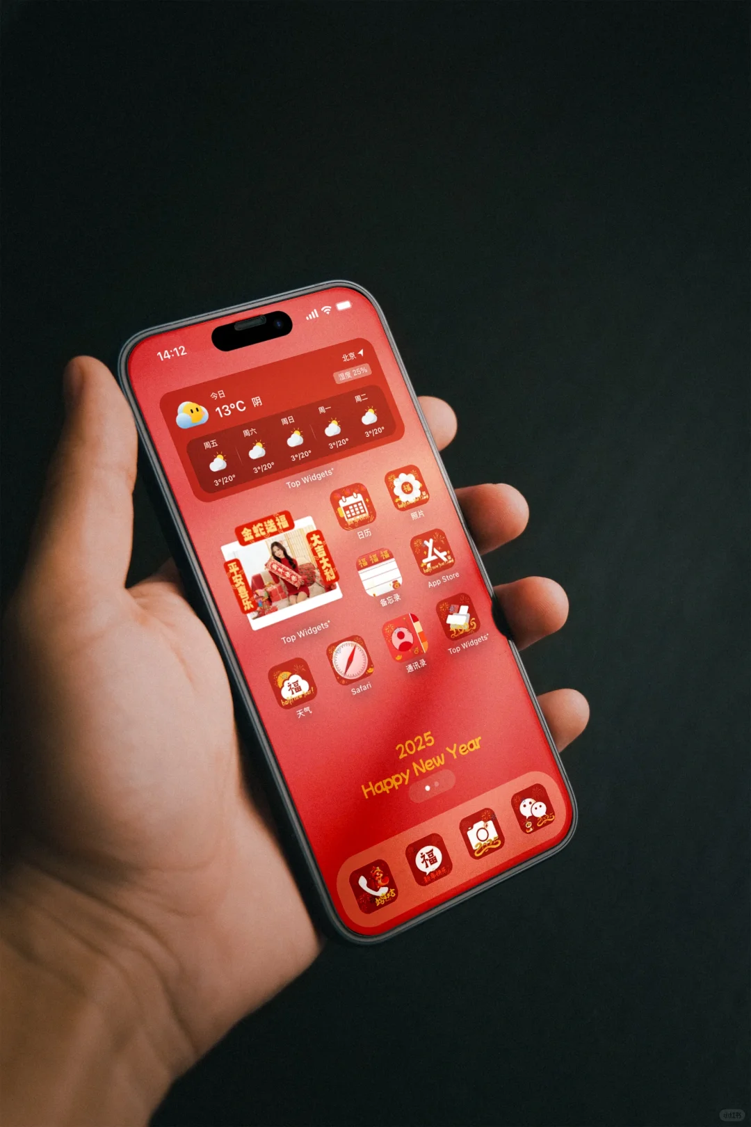 新年了 换个喜庆的图标 2025新年图标主题