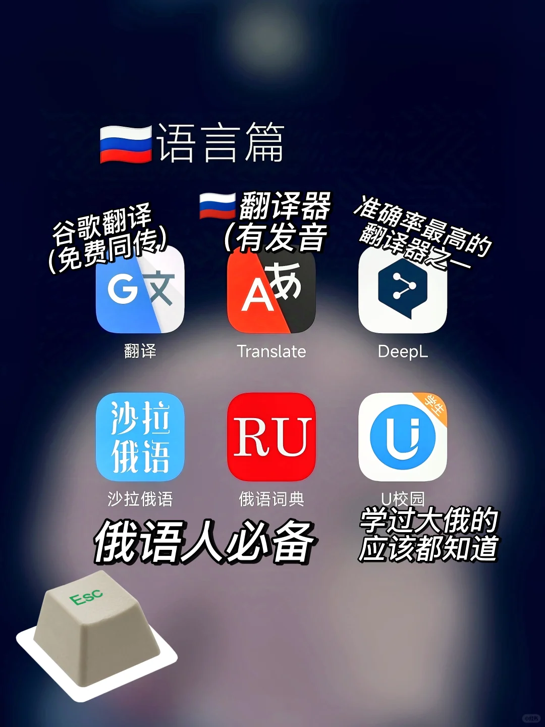 俄罗斯🇷🇺新手留子必备的超全APP推荐❕❕❕