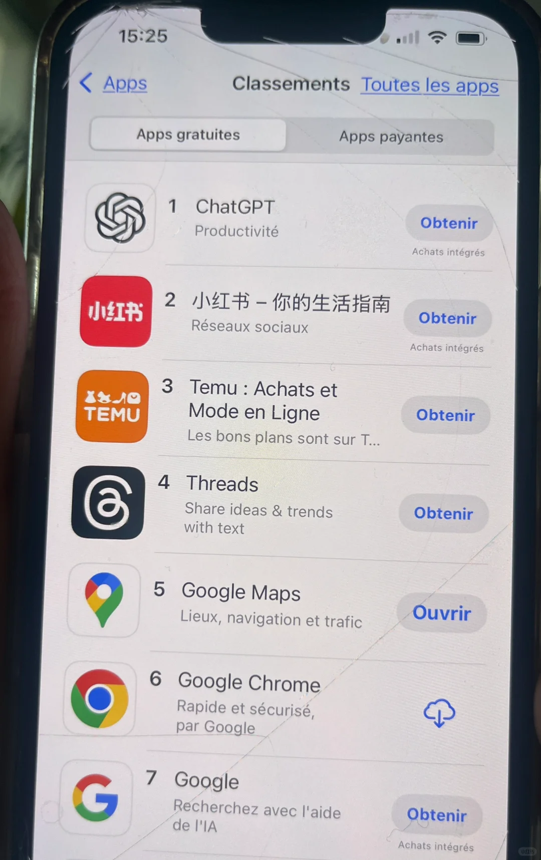 🇫🇷法区的小红书xiaohongshu 下载排名