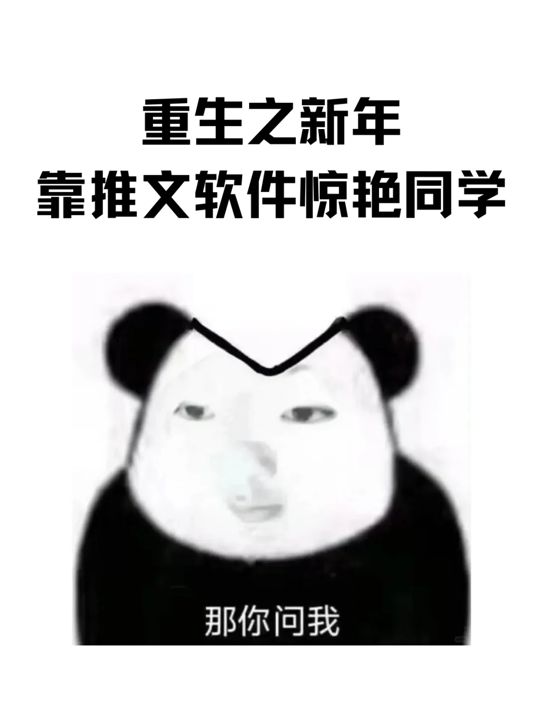 重生之新年靠推文软件惊艳同学