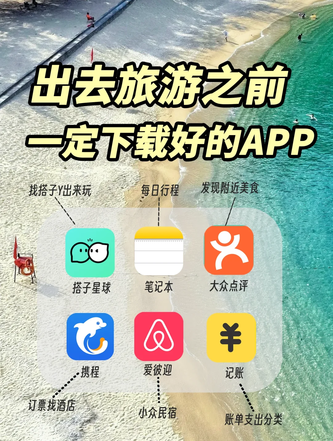 出去玩手机上必备的几款app！