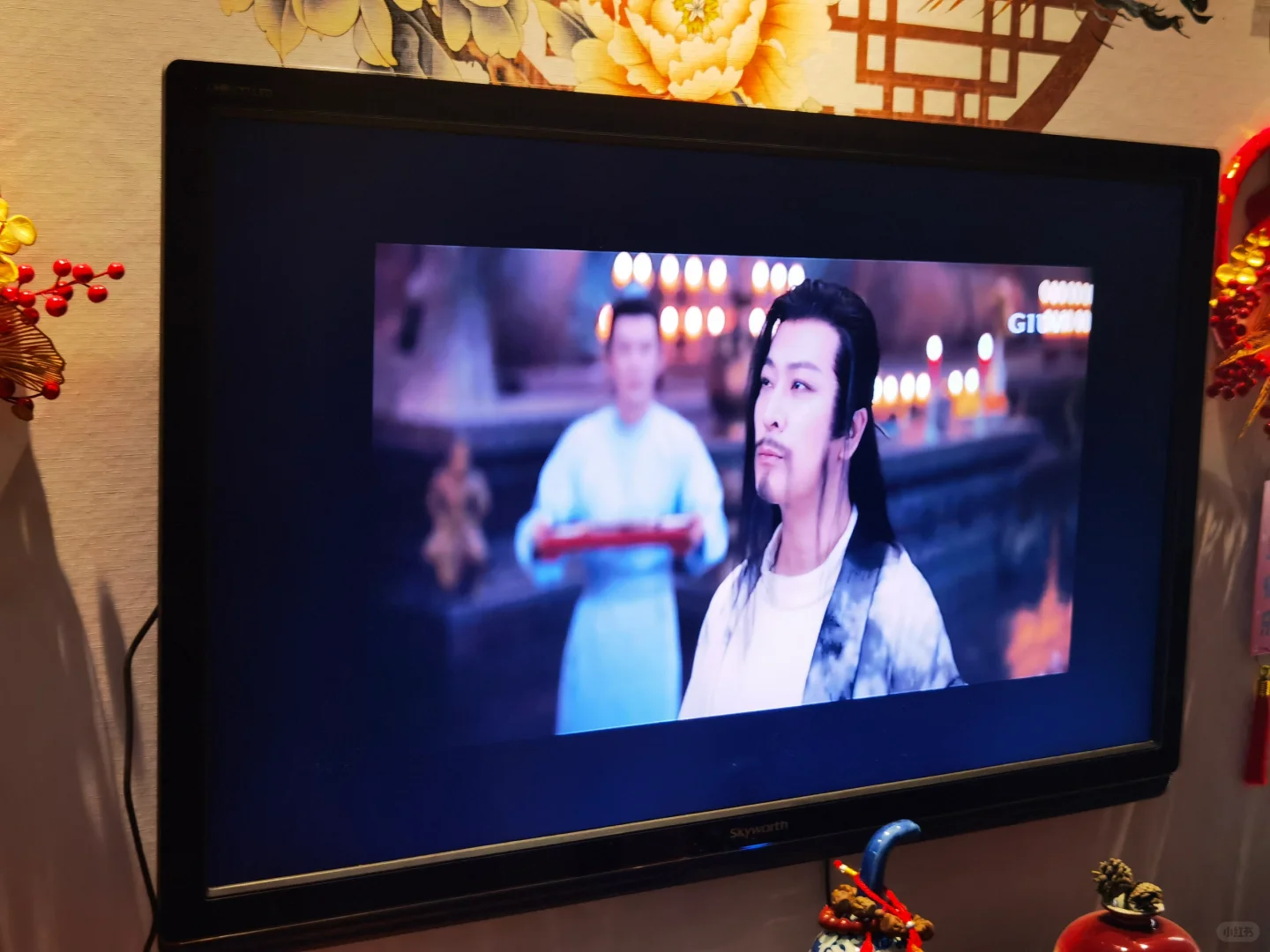 电视盒子的画面比电视机屏幕小很多