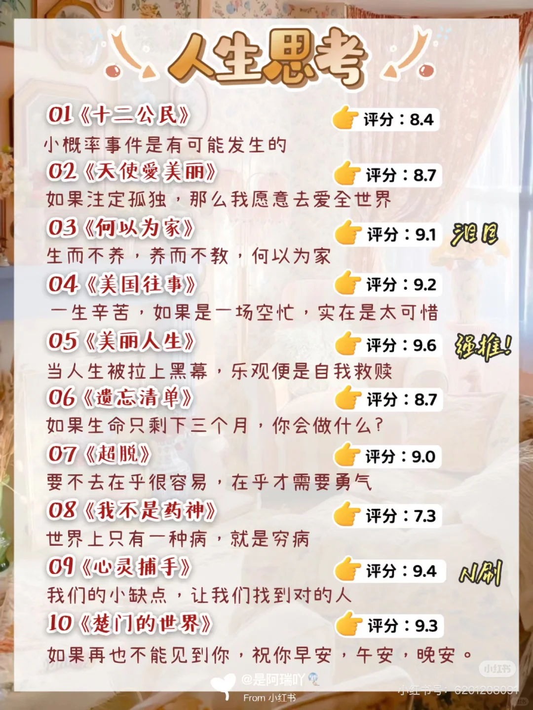 🔥女生请狂刷这80部电影狠狠逆袭