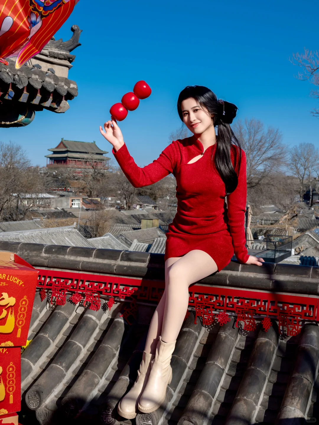 京城屋顶开启蛇年好时光🏮📸