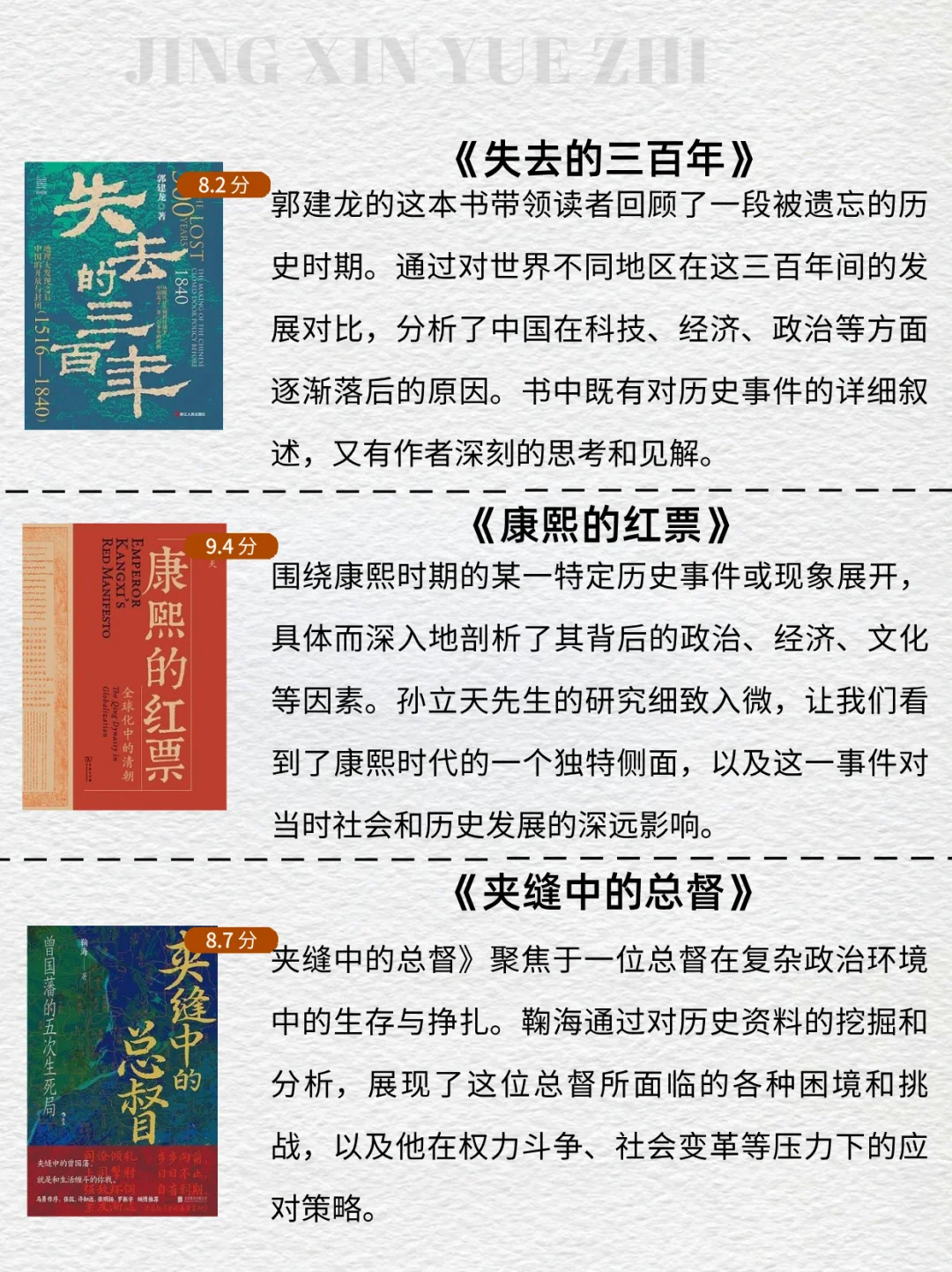 豆瓣高分 TOP15 历史书单/重塑认知边界