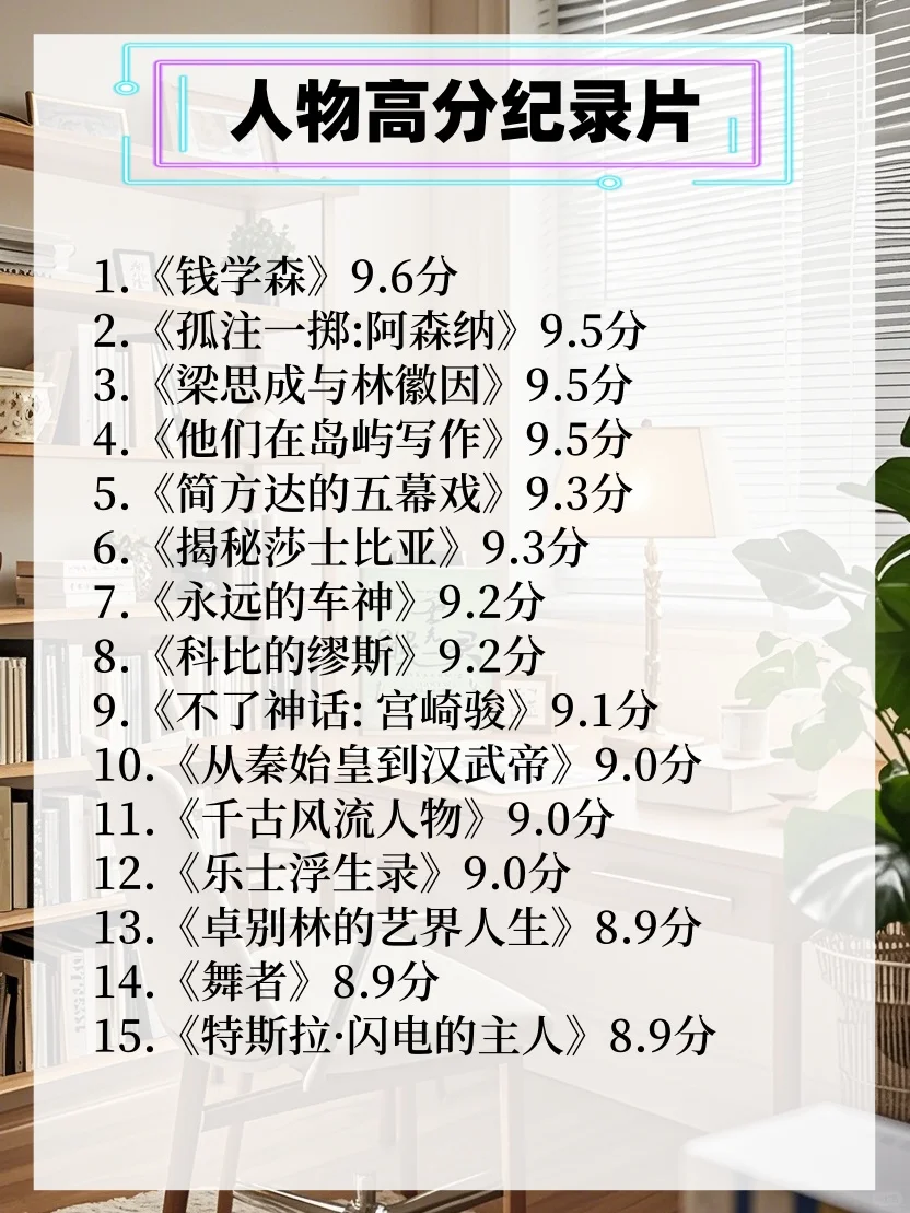 ✨📍优秀女生必看纪录片|格局炸裂!