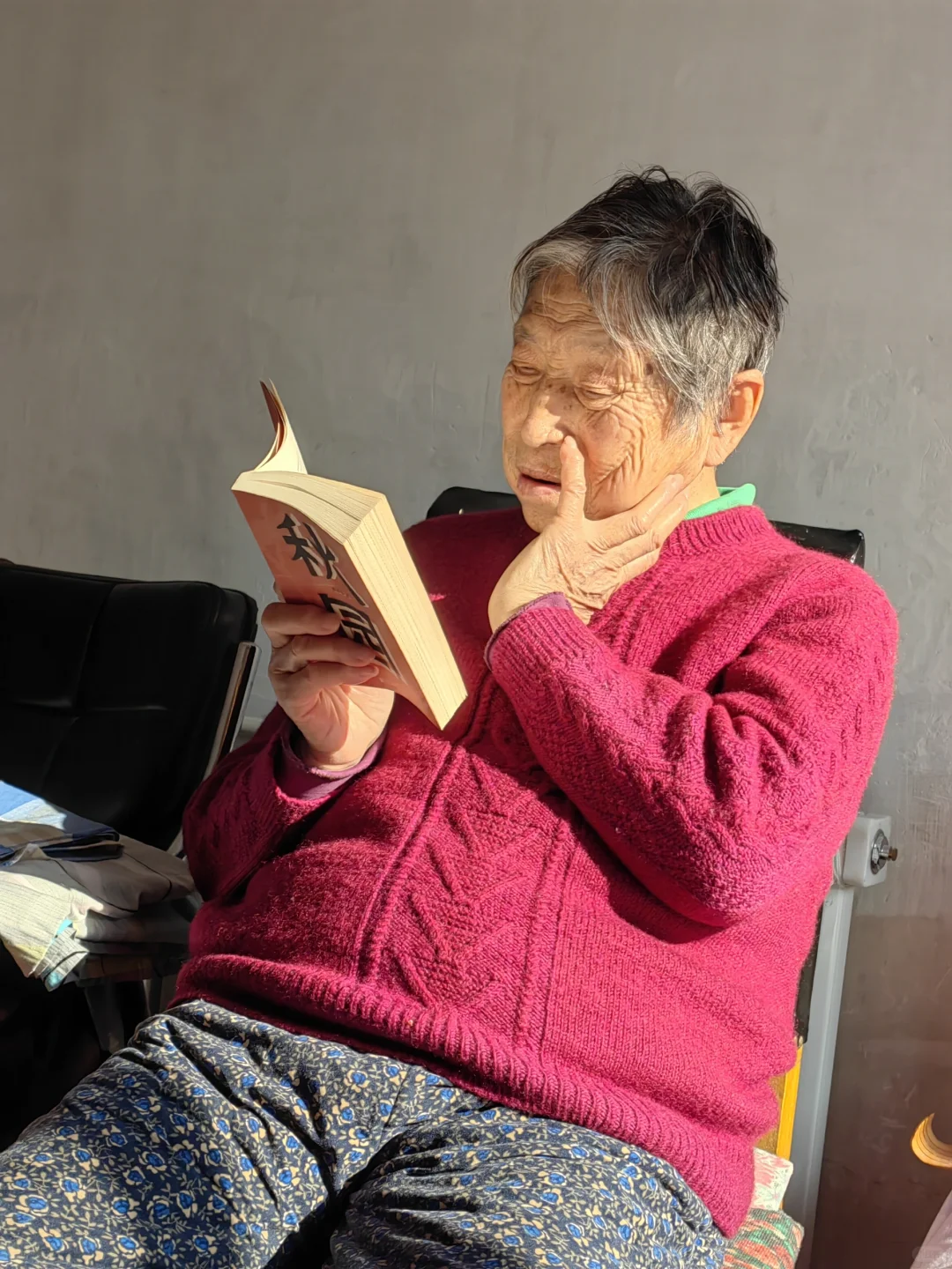 看看我姥在看啥