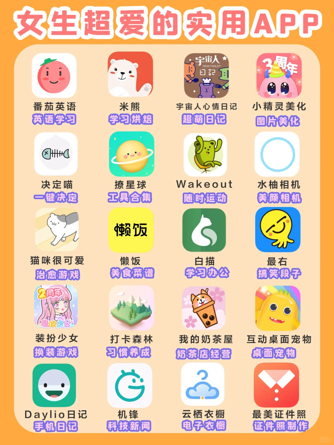 🌈20款女生超爱宝藏app安利✨相见恨晚