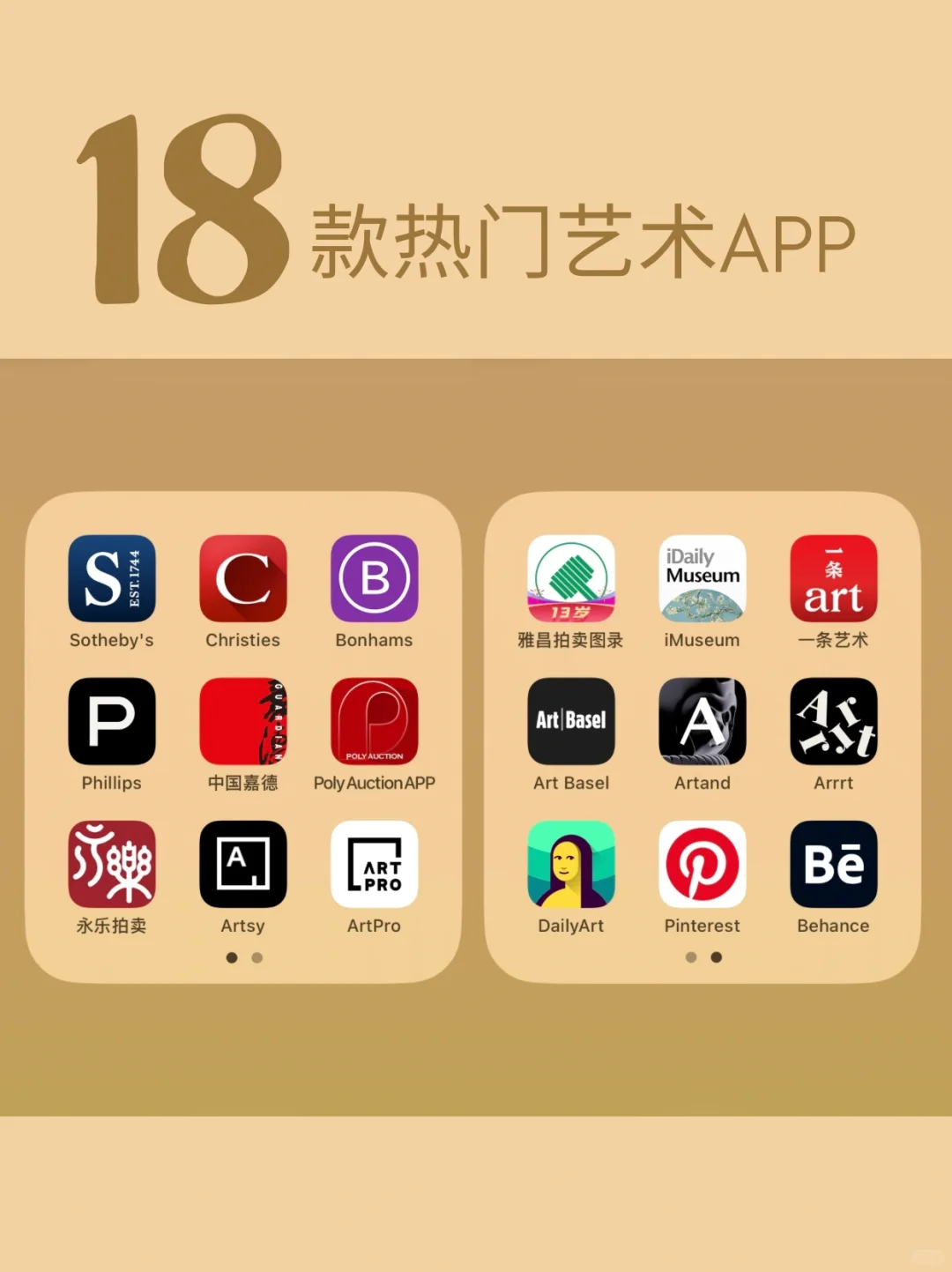 ❗️18款大家都在玩的艺术类App｜你都有哪些？