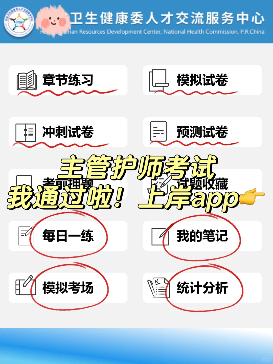 主管护师考试⬆️岸啦！被问了99次的刷题app