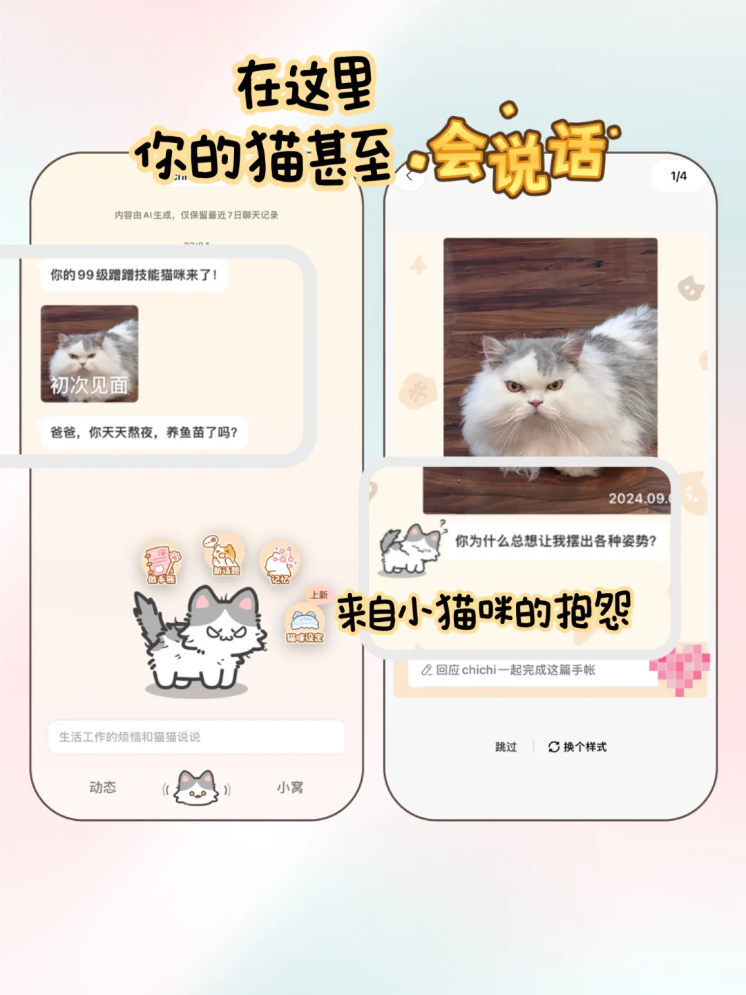 一眼心动💕 我的猫居然住在我手机里了！！🐾