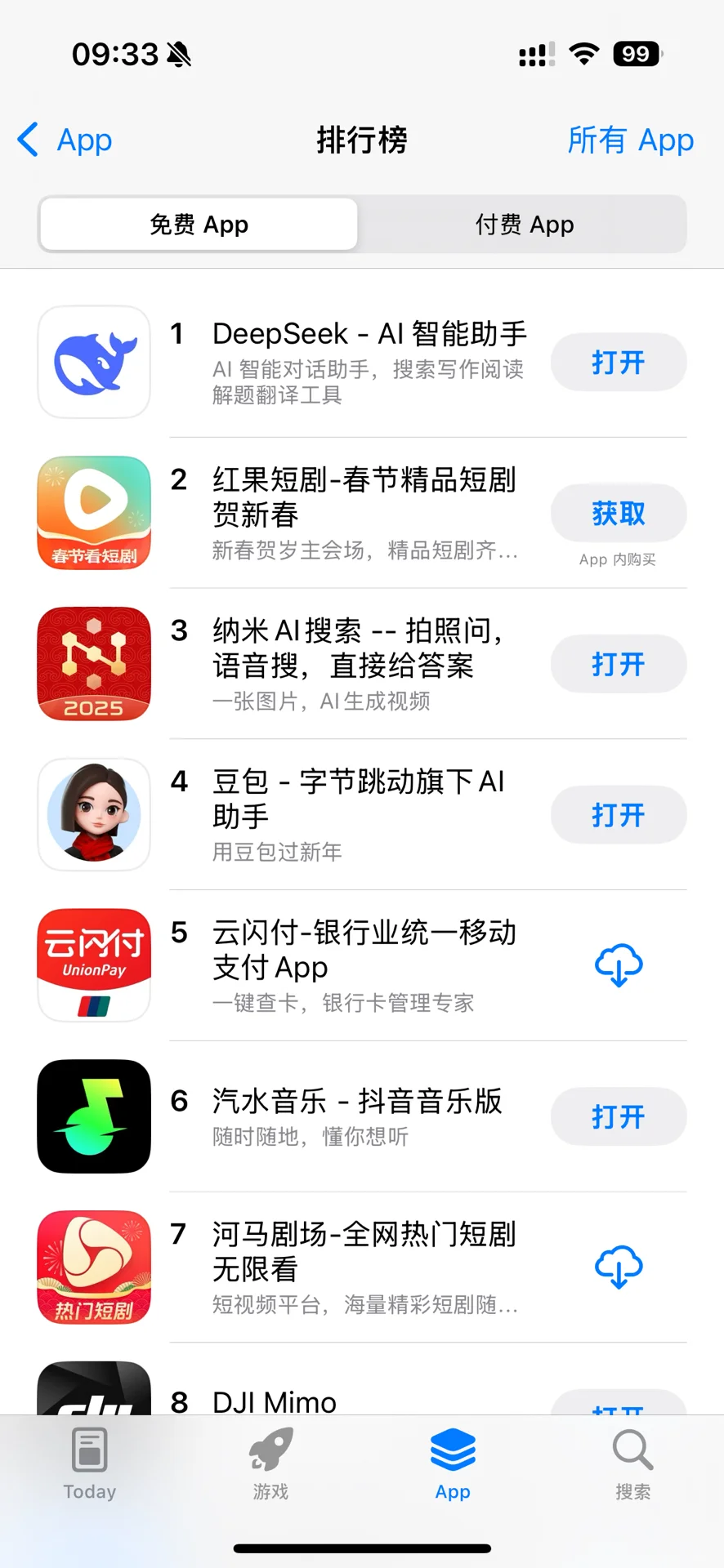 历史性时刻！DeepSeek霸榜全球，超越ChatGPT