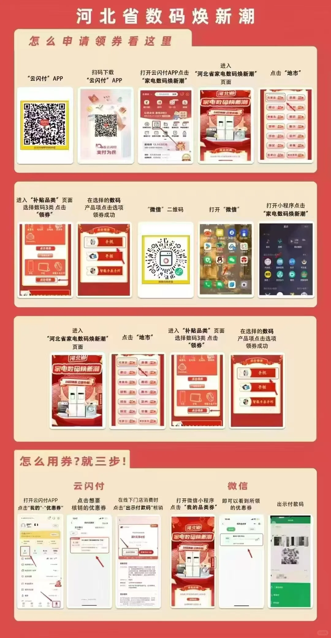 河北国补开始了 进来国补领劵教程，全型号