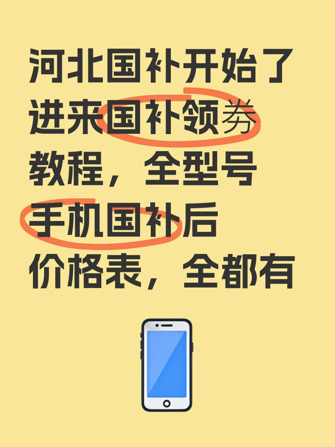 河北国补开始了 进来国补领劵教程，全型号
